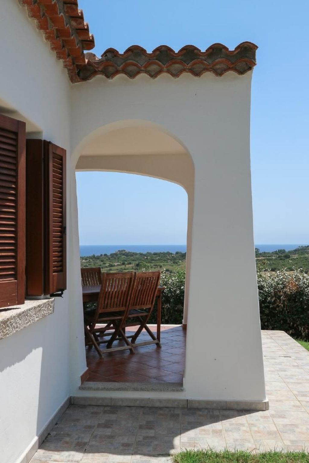 Villa mit gemeinsamem Pool und Meerblick-Binnen
