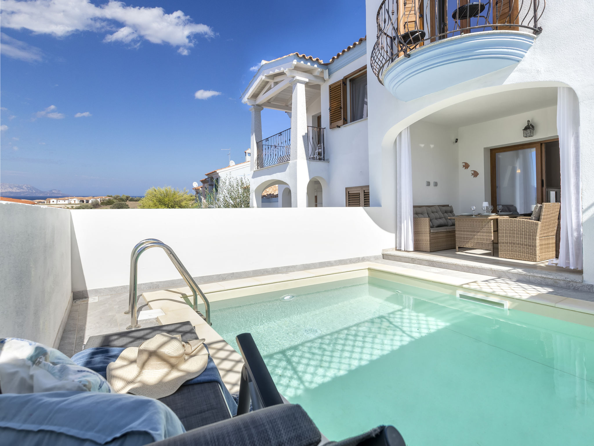 Vakantiehuis met privé zwembad in Budoni (Italië) voor 4 personen