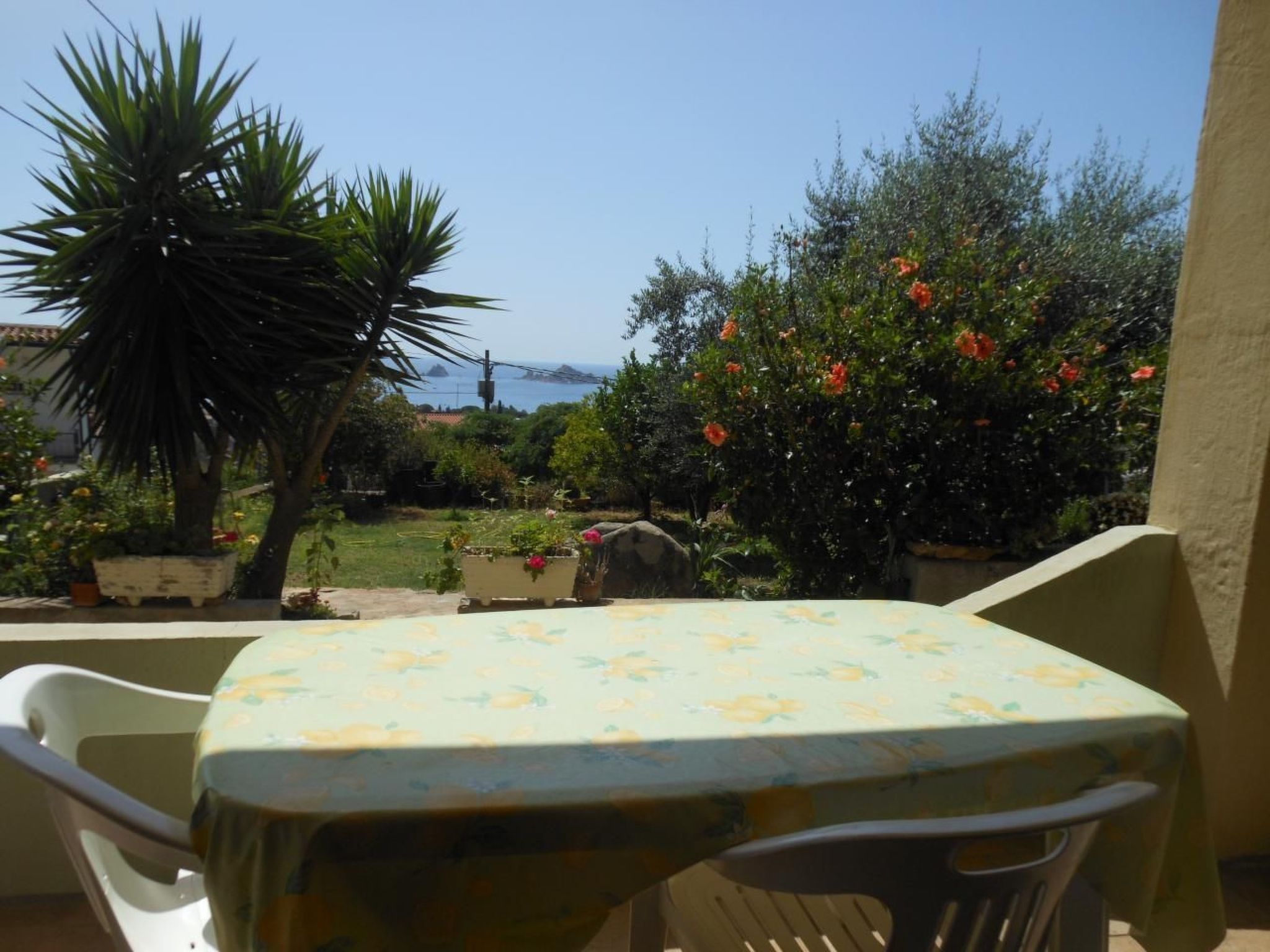 Vakantiehuis met omheinde tuin in Santa Maria Navarrese (Italië) 1 hond is welkom