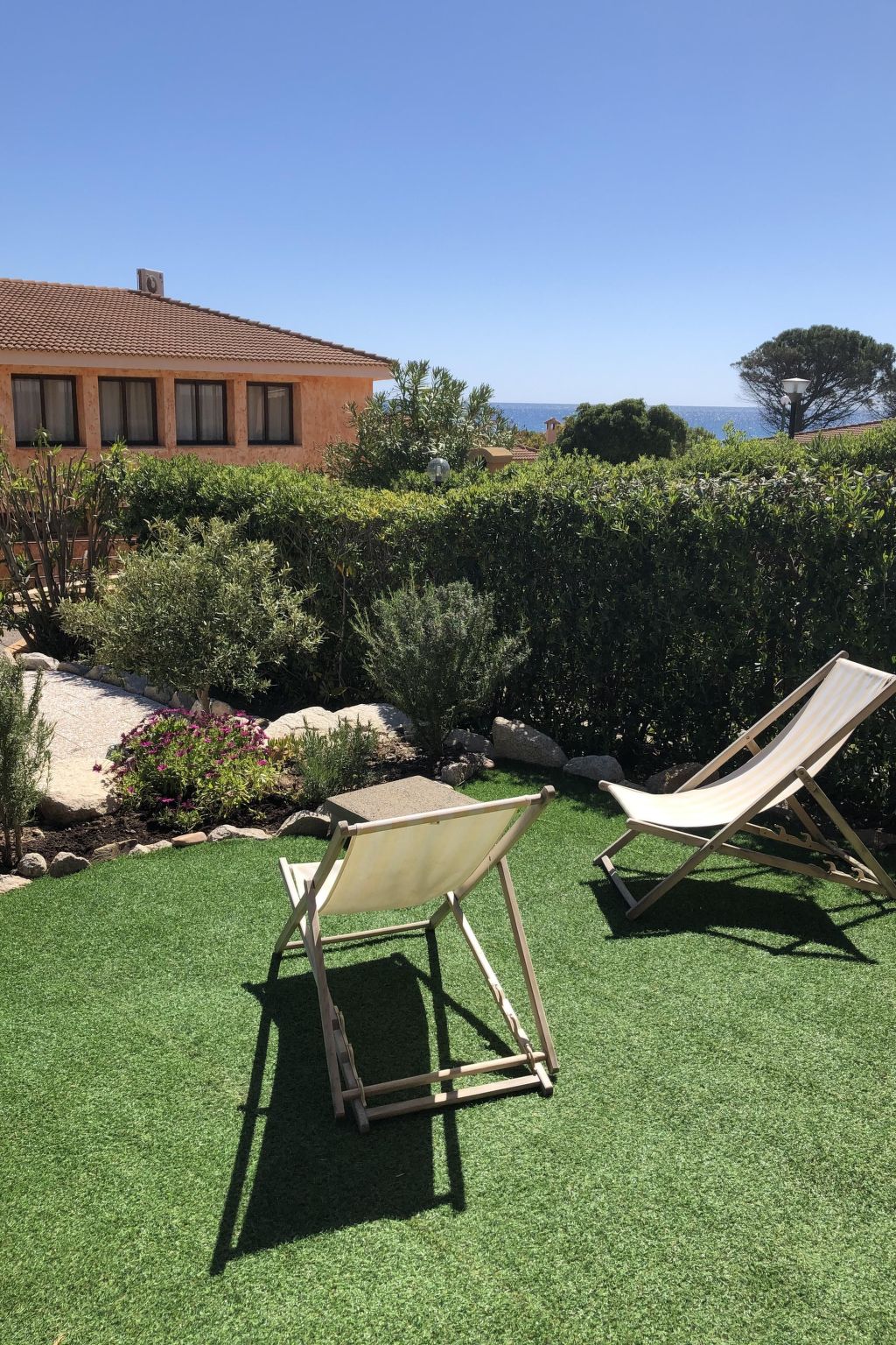 Gemütliches Ferienhaus mit Kamin in Porto Tramatzu-Binnen