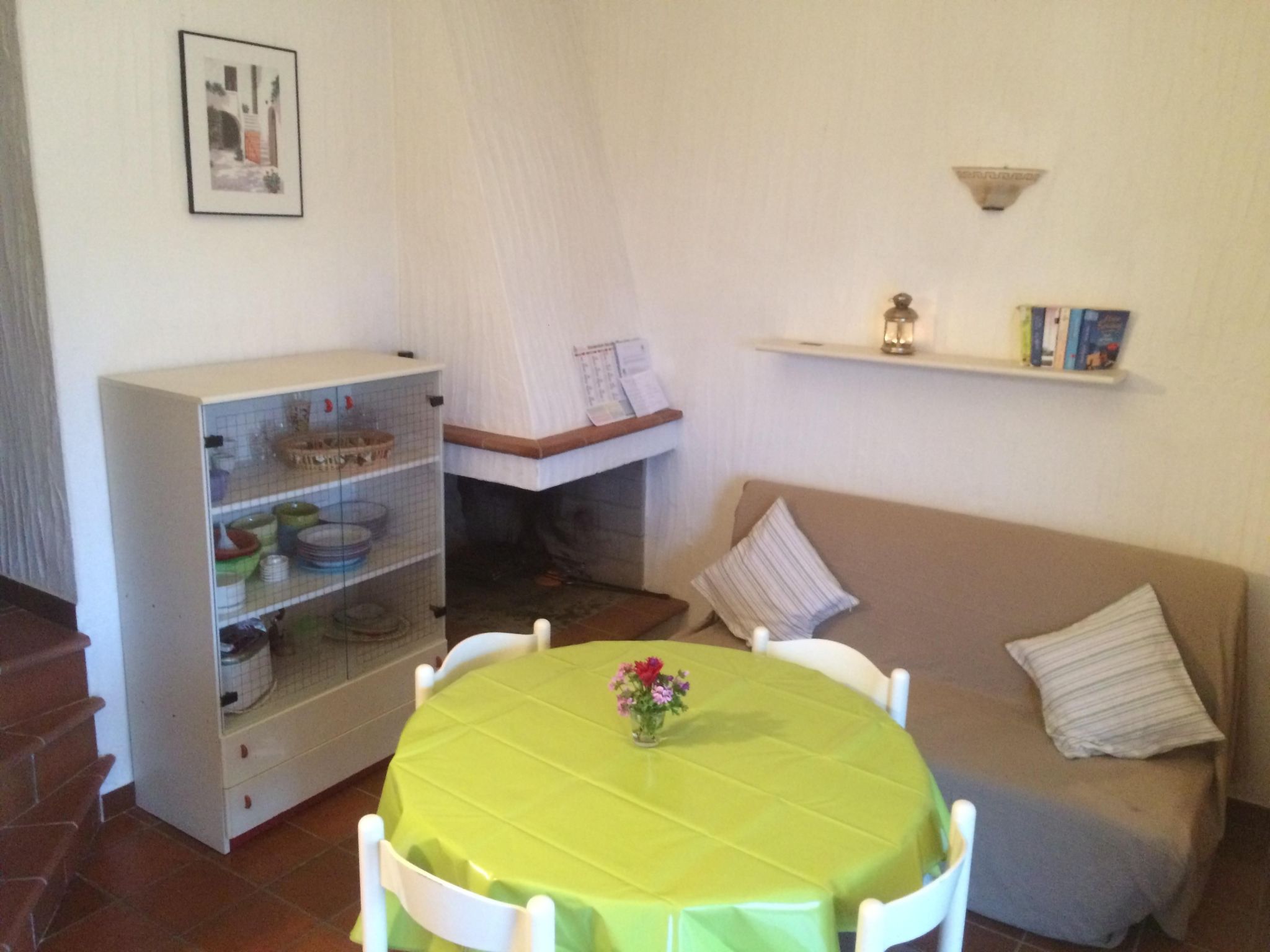 Gemütliches Ferienhaus mit Kamin in Porto Tramatzu-Binnen