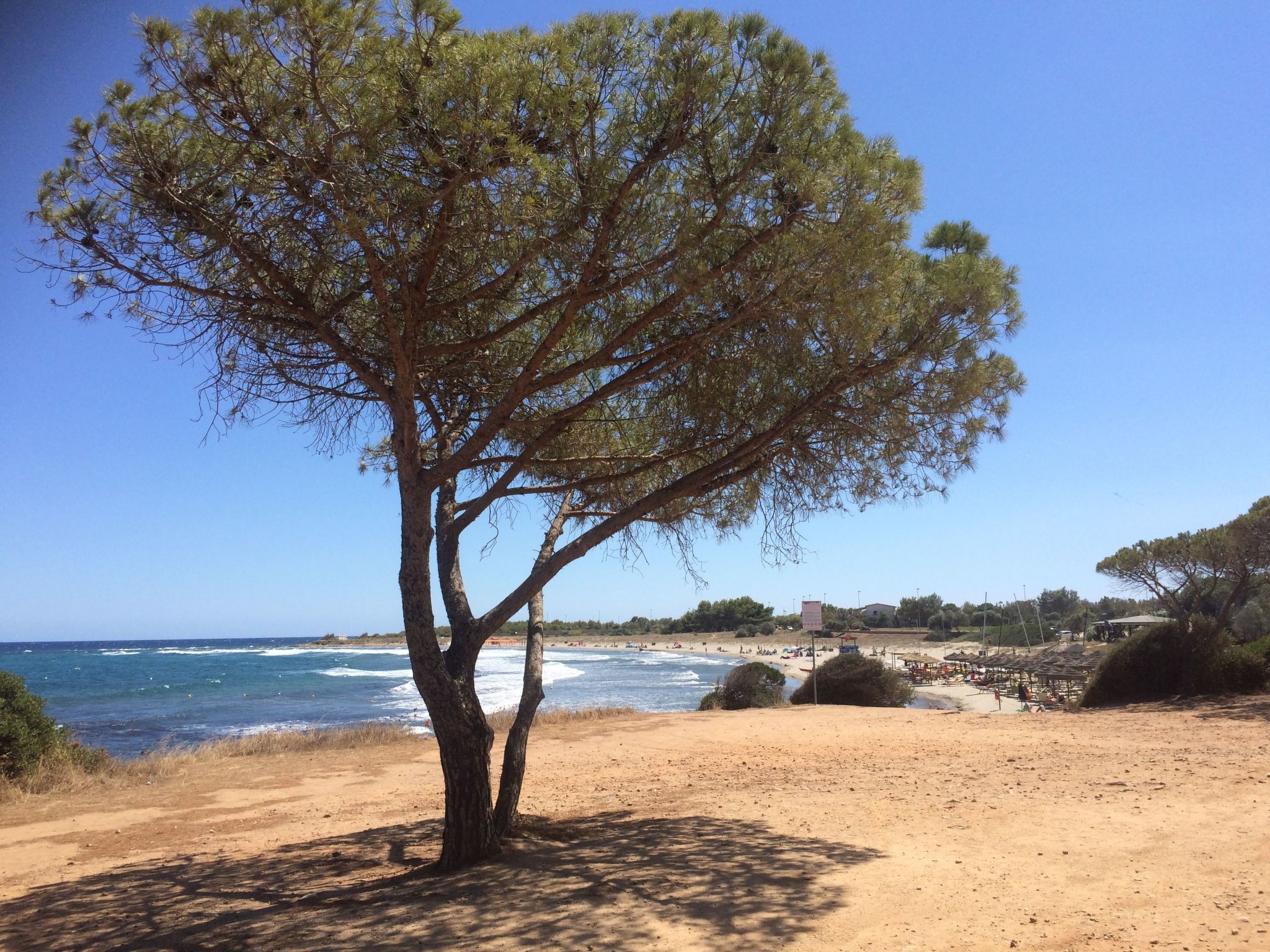 Gemütliches Ferienhaus mit Kamin in Porto Tramatzu-Binnen
