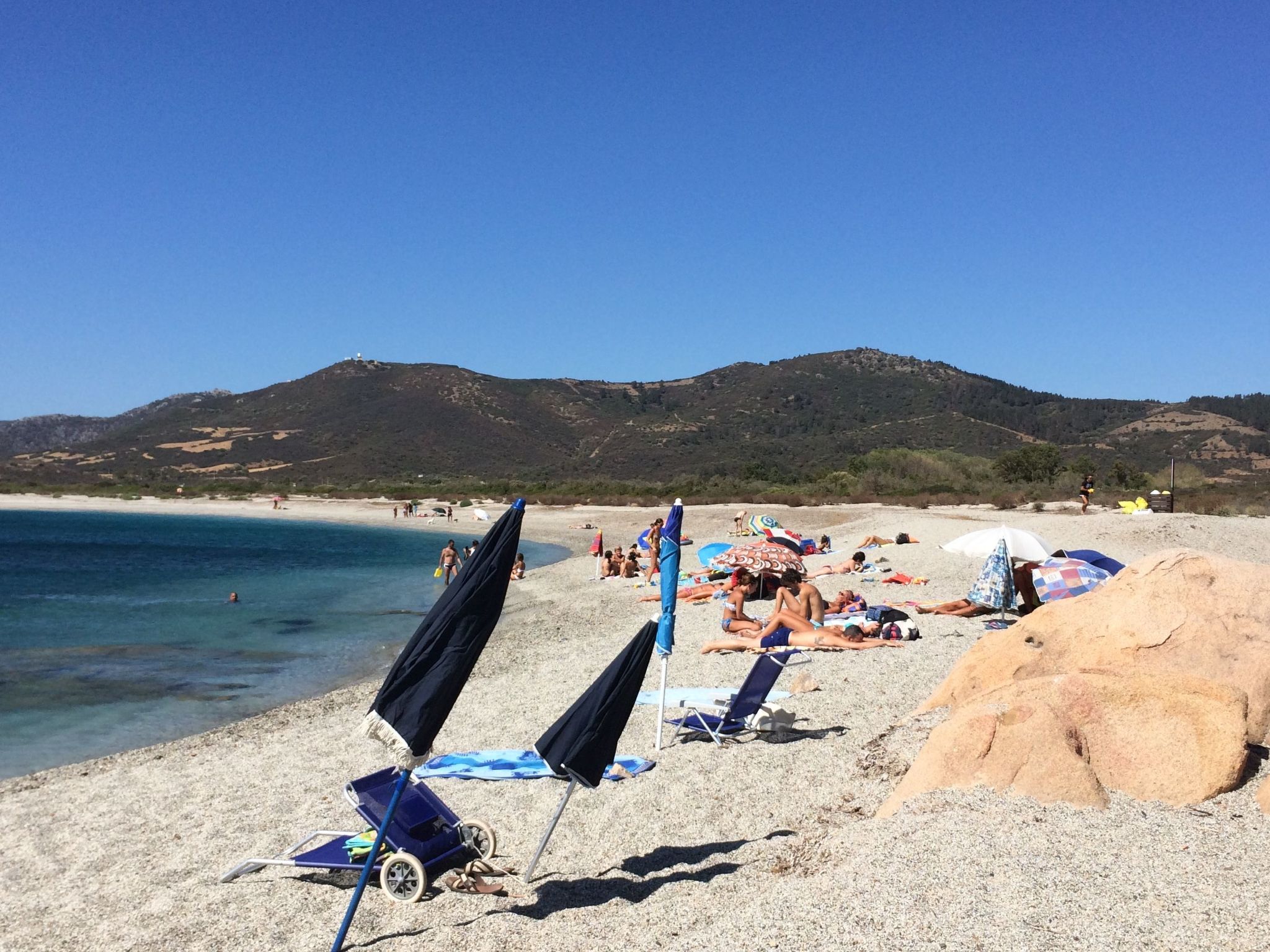 Gemütliches Ferienhaus mit Kamin in Porto Tramatzu-Binnen