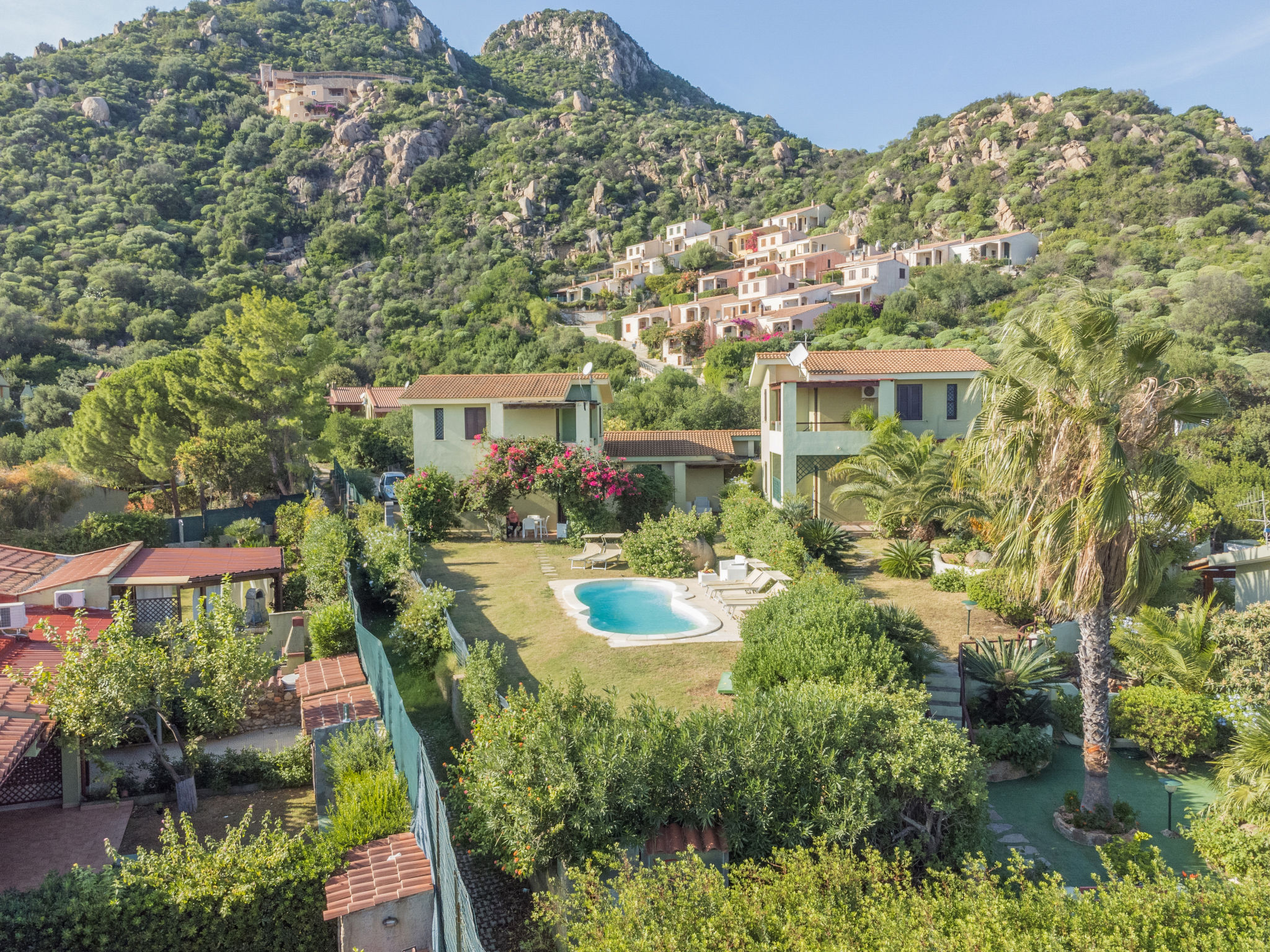 Ferienhaus mit umzäuntem Garten in Costa Rei (Italien) und 1 Hund erlaubt