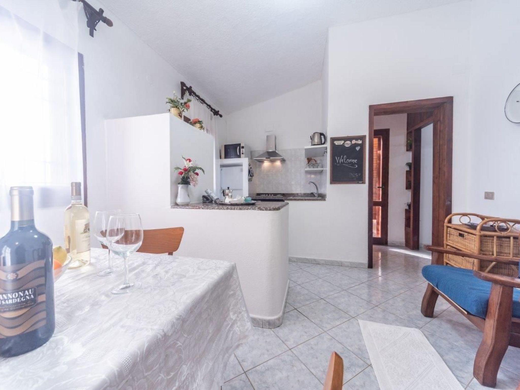 Wohnung in Villa am Meer und mit Meerblick