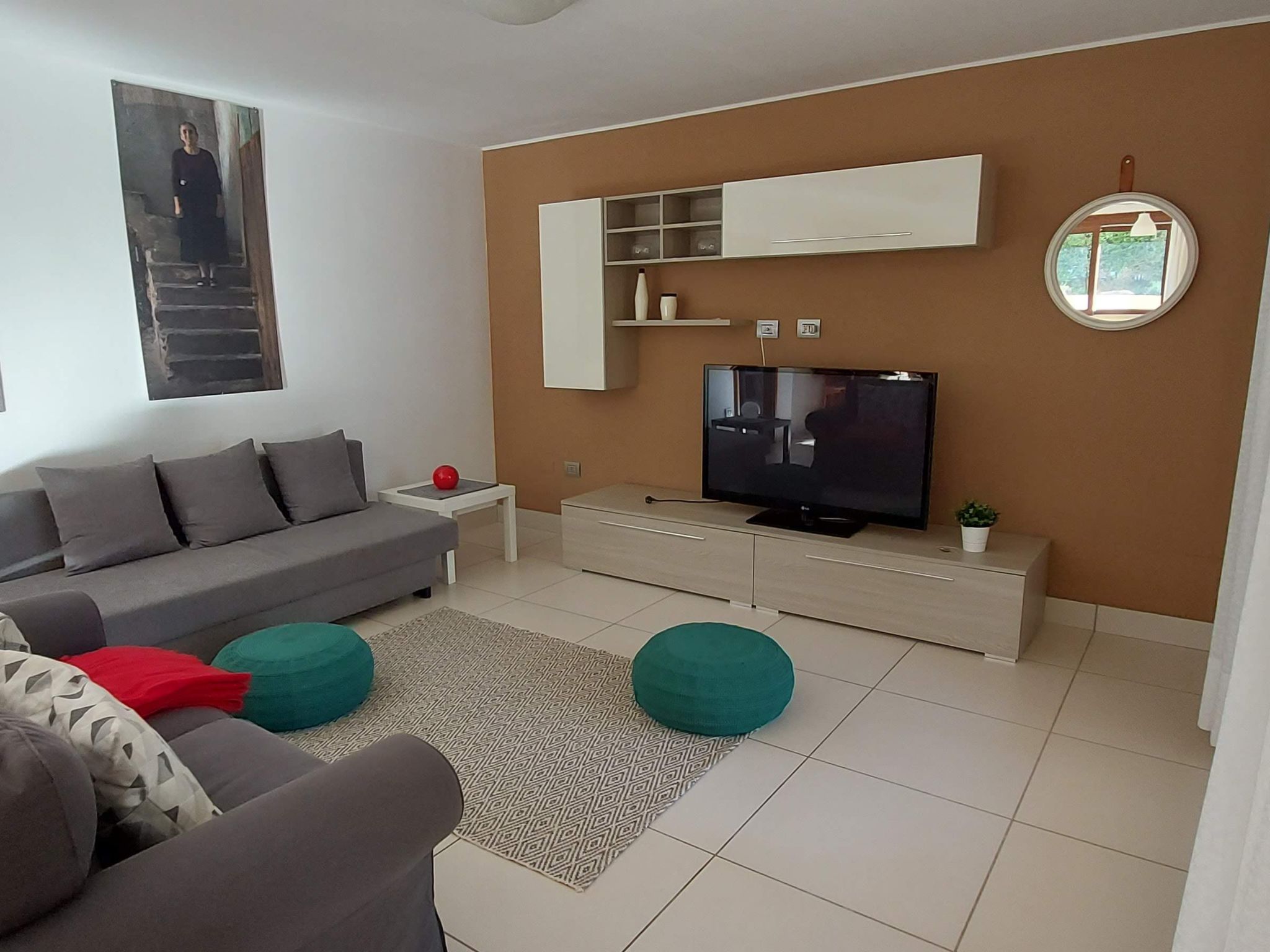 Unterkunft in der 'Villa Luigi' mit oberirdischem Pool-Drinnen