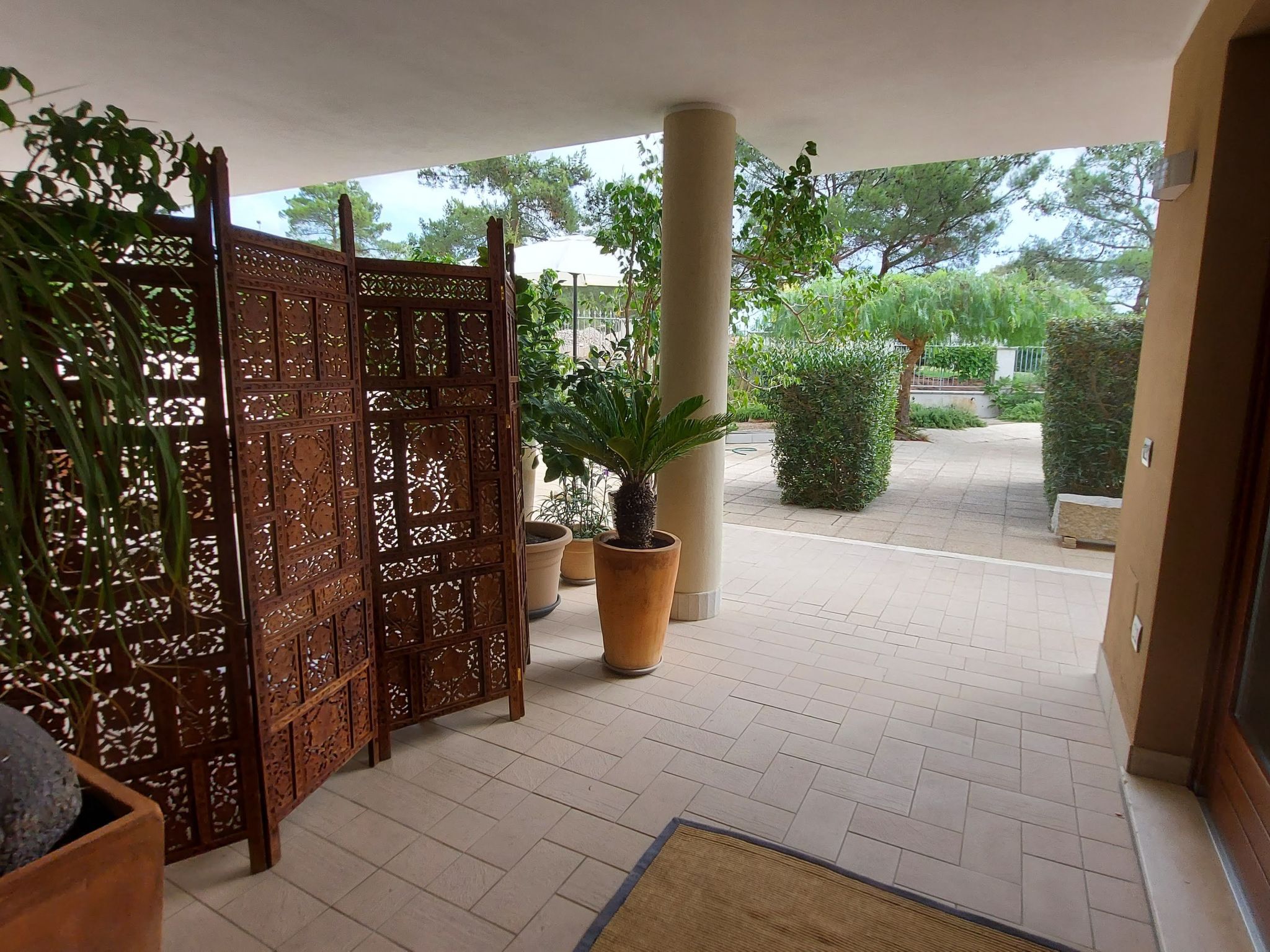 Unterkunft in der 'Villa Luigi' mit oberirdischem Pool-Drinnen