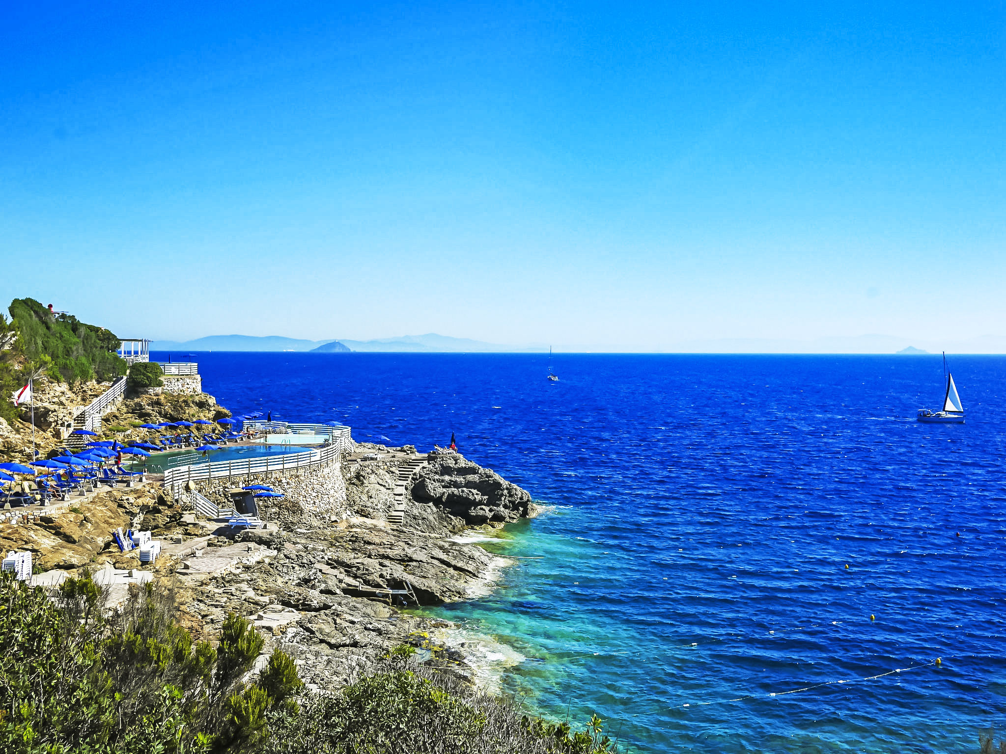 Capo d'Arco-Draußen