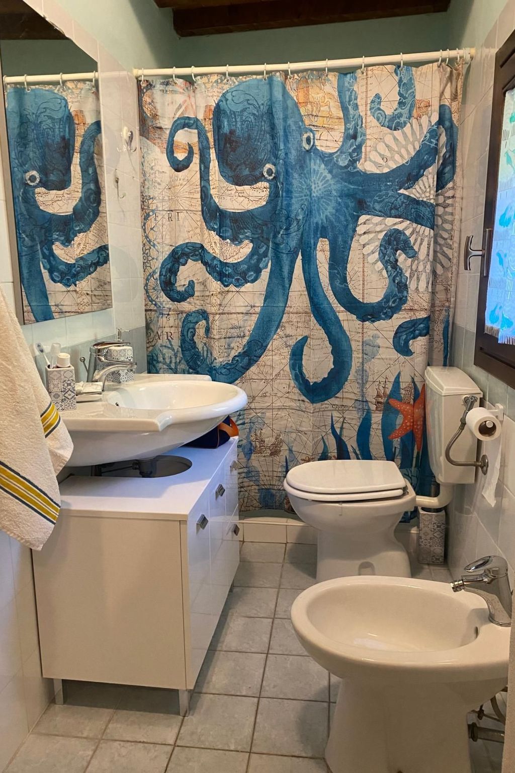 Wohnung 'The Blue Octopus' mit Blick aufs Wasser-Binnen