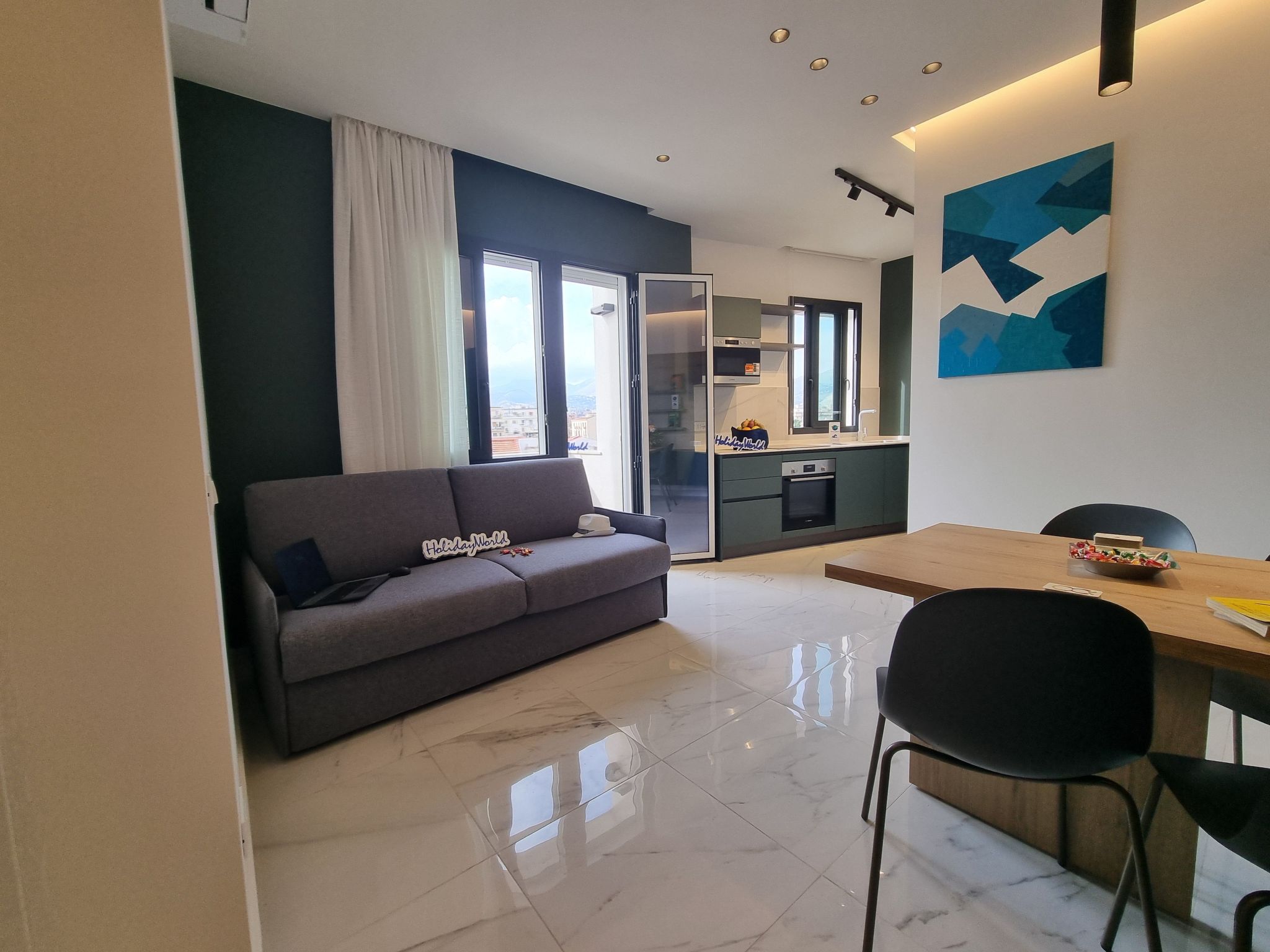 MaXelA Penthouse Green-Dedans