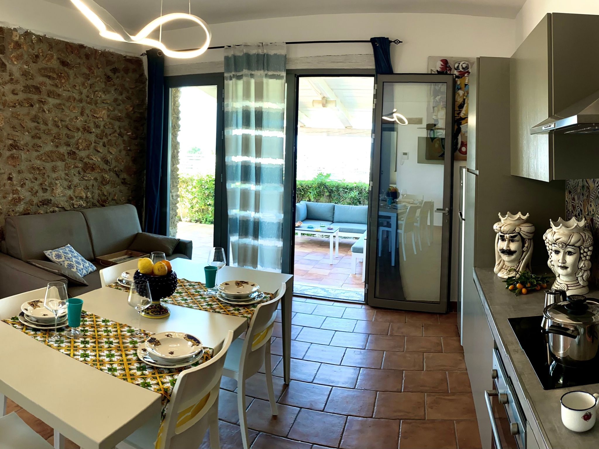 Wohnung in Balestrate mit Schwimmbad und Meerblick-Image-tags.info