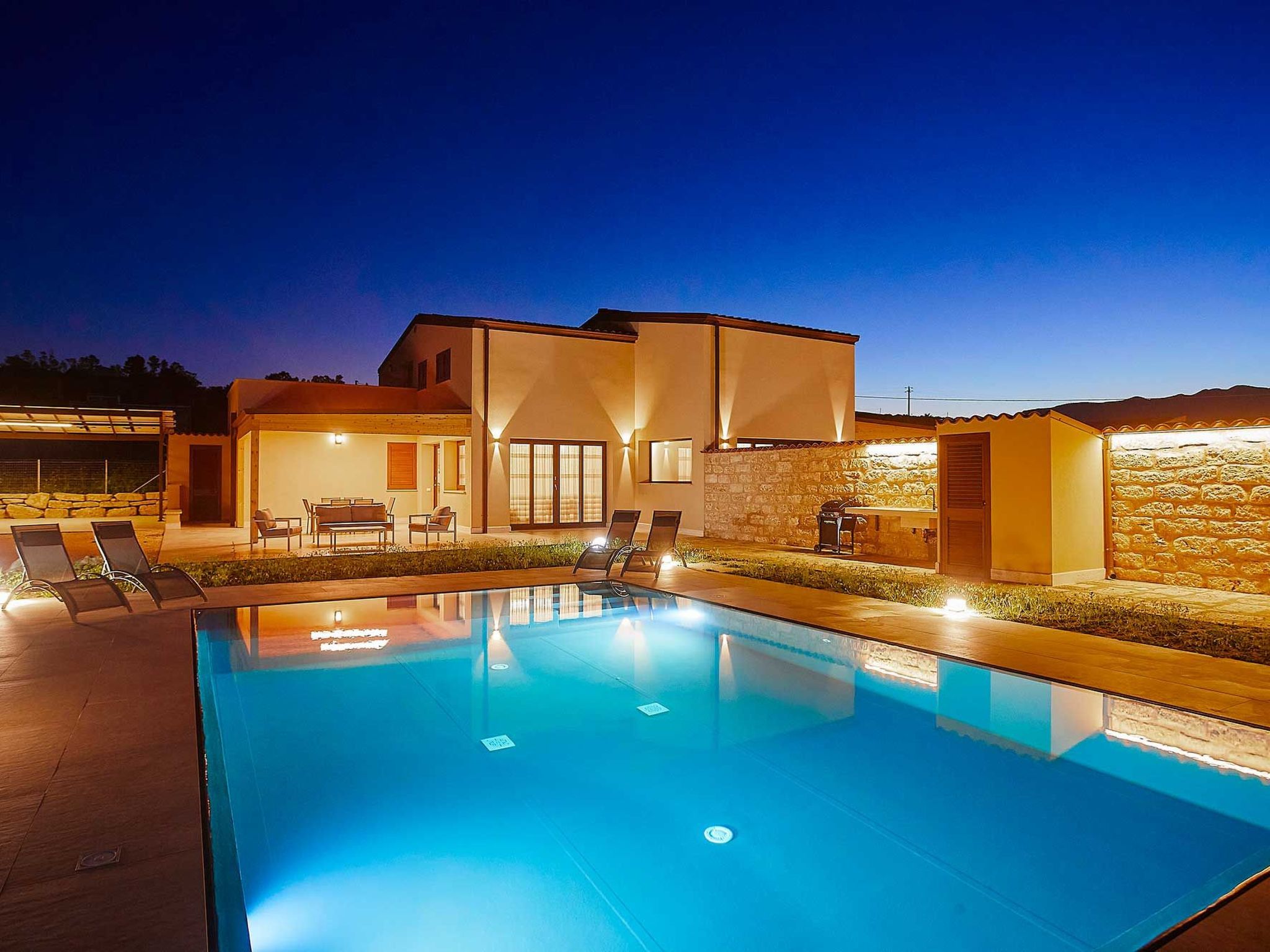 Vakantiehuis met privé zwembad in Alcamo (Italië) voor 7 personen