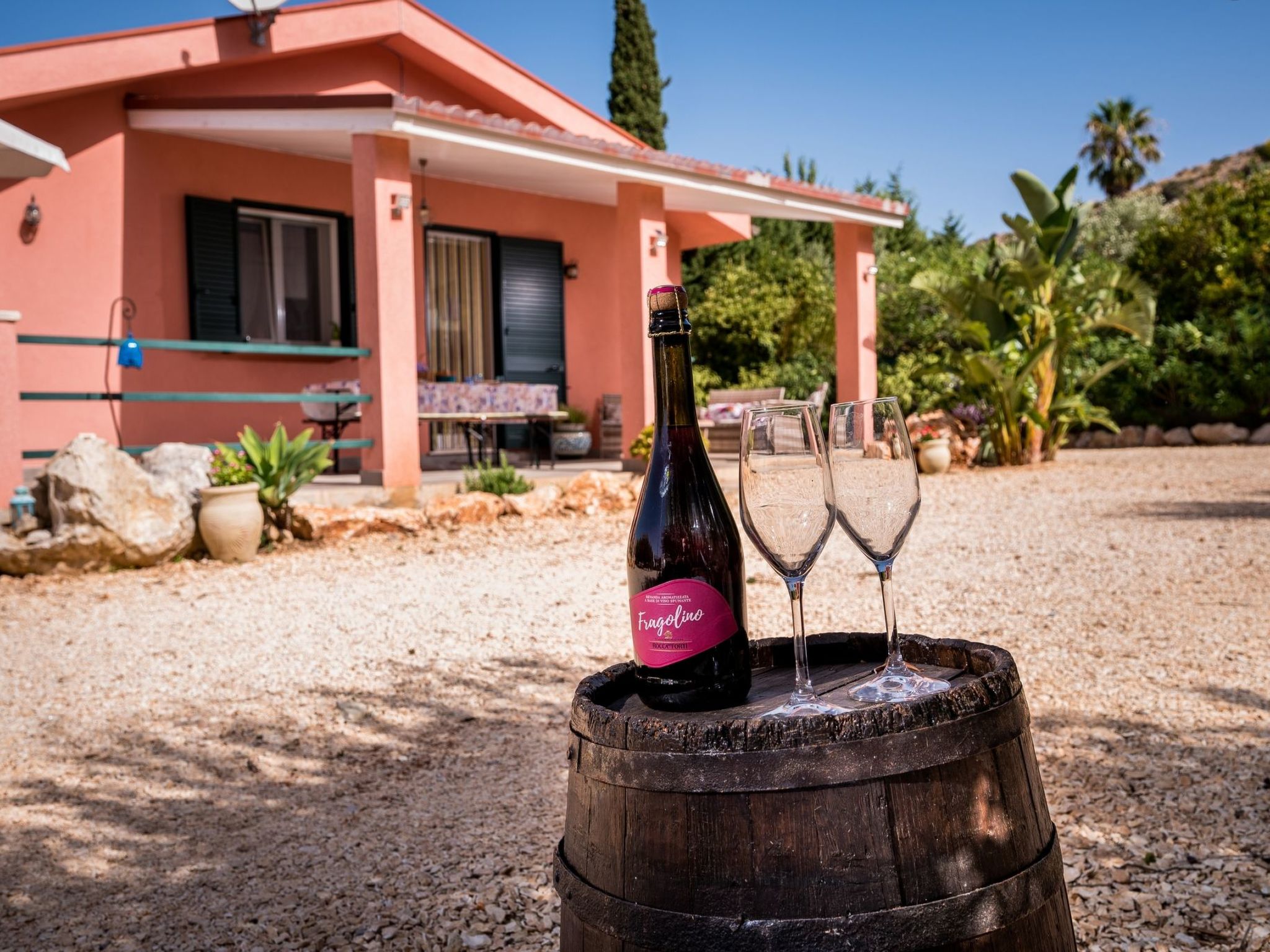 Ferienhaus mit umzäuntem Garten in Castellammare del Golfo (Italien) und 1 Hund erlaubt