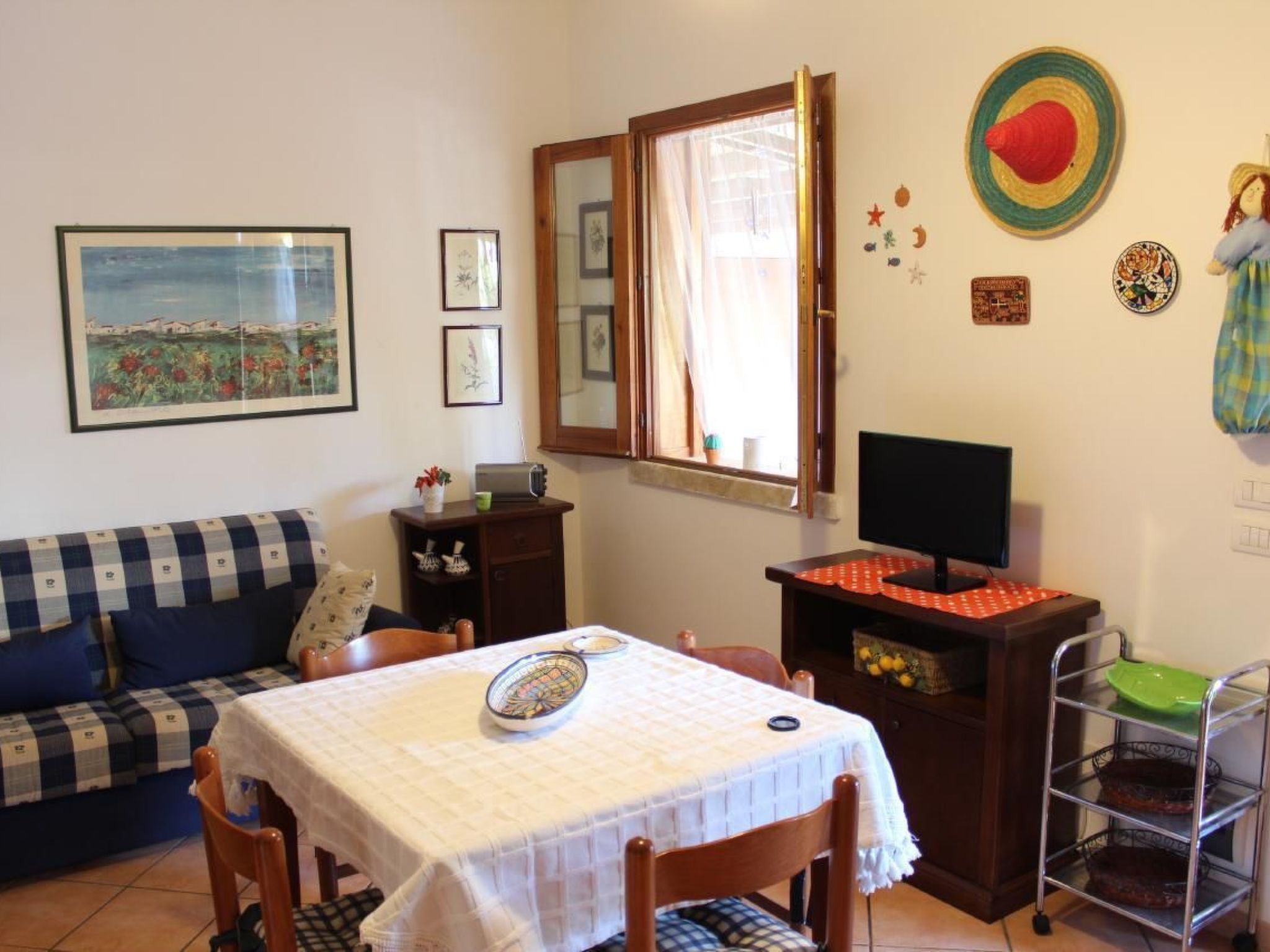 Mandarino Makari Ferienhaus 500 m vom Meer-Binnen