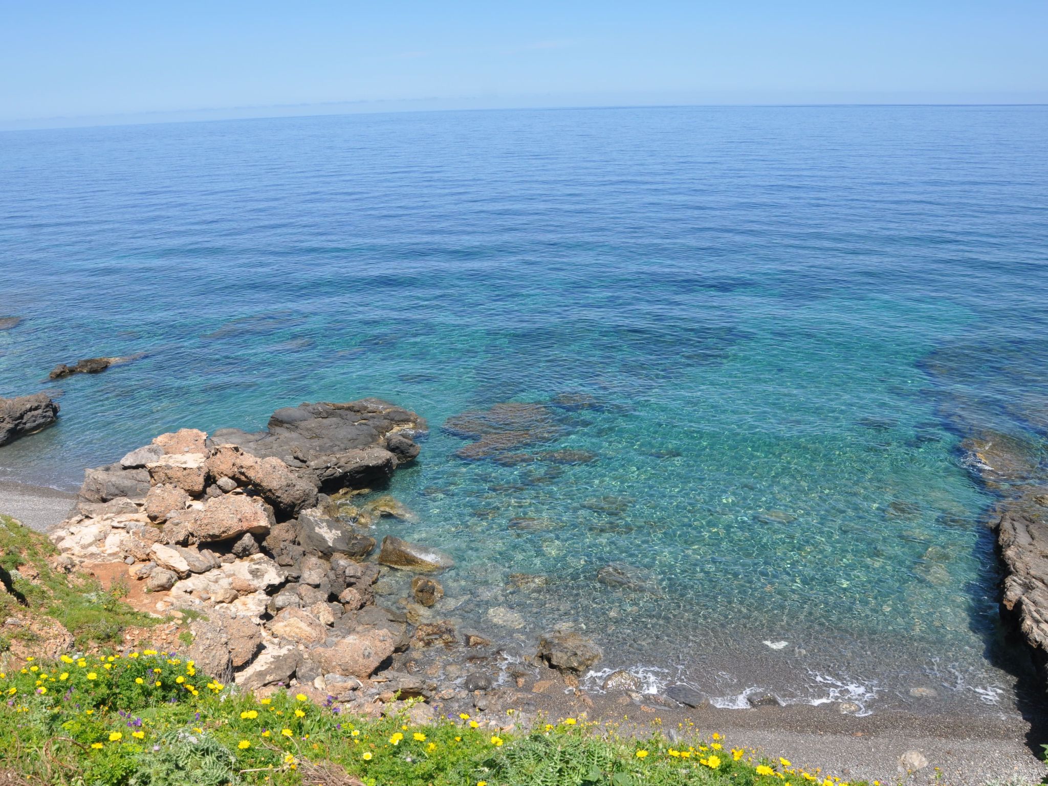 Wohnung in Marettimo mit Terrasse, gemeinsamem Pool und Garten-Dehors