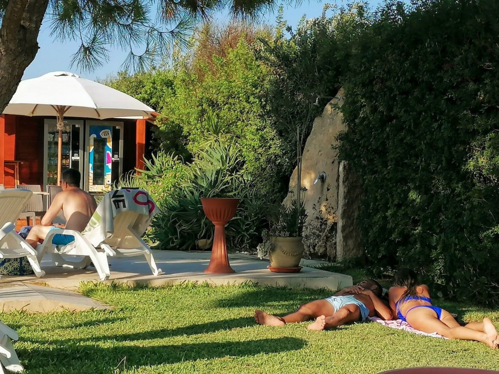 In Marsala mit Terrasse, gemeinschaftlichem Pool und Grill-Binnen