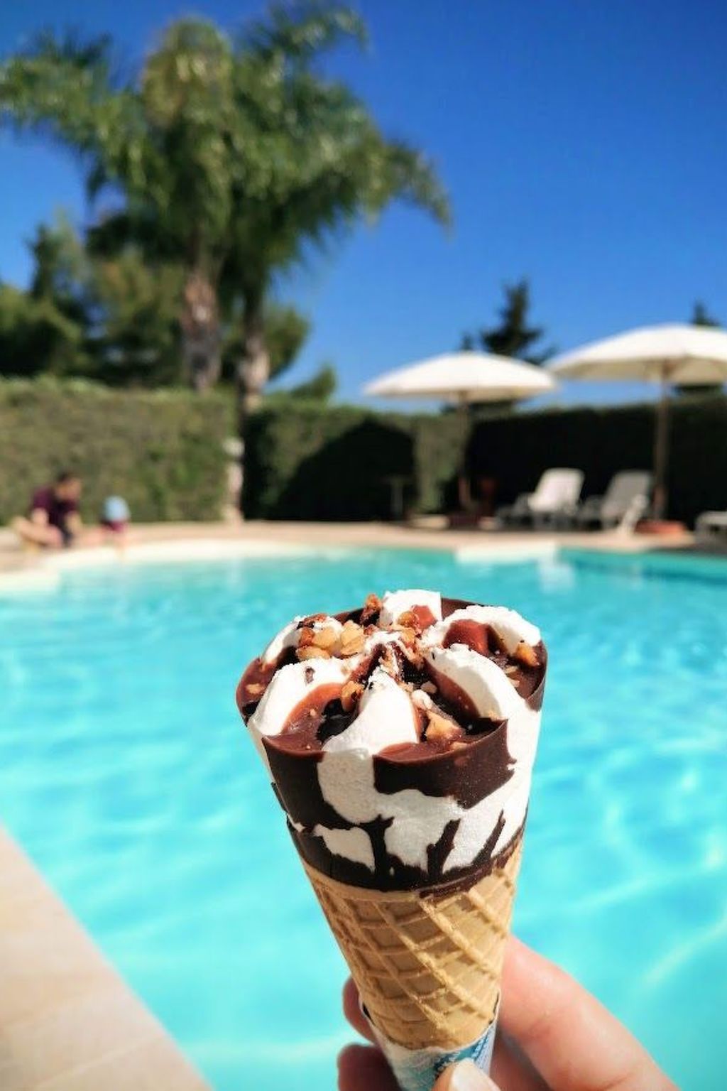 In Marsala mit Terrasse, gemeinschaftlichem Pool und Grill-Binnen