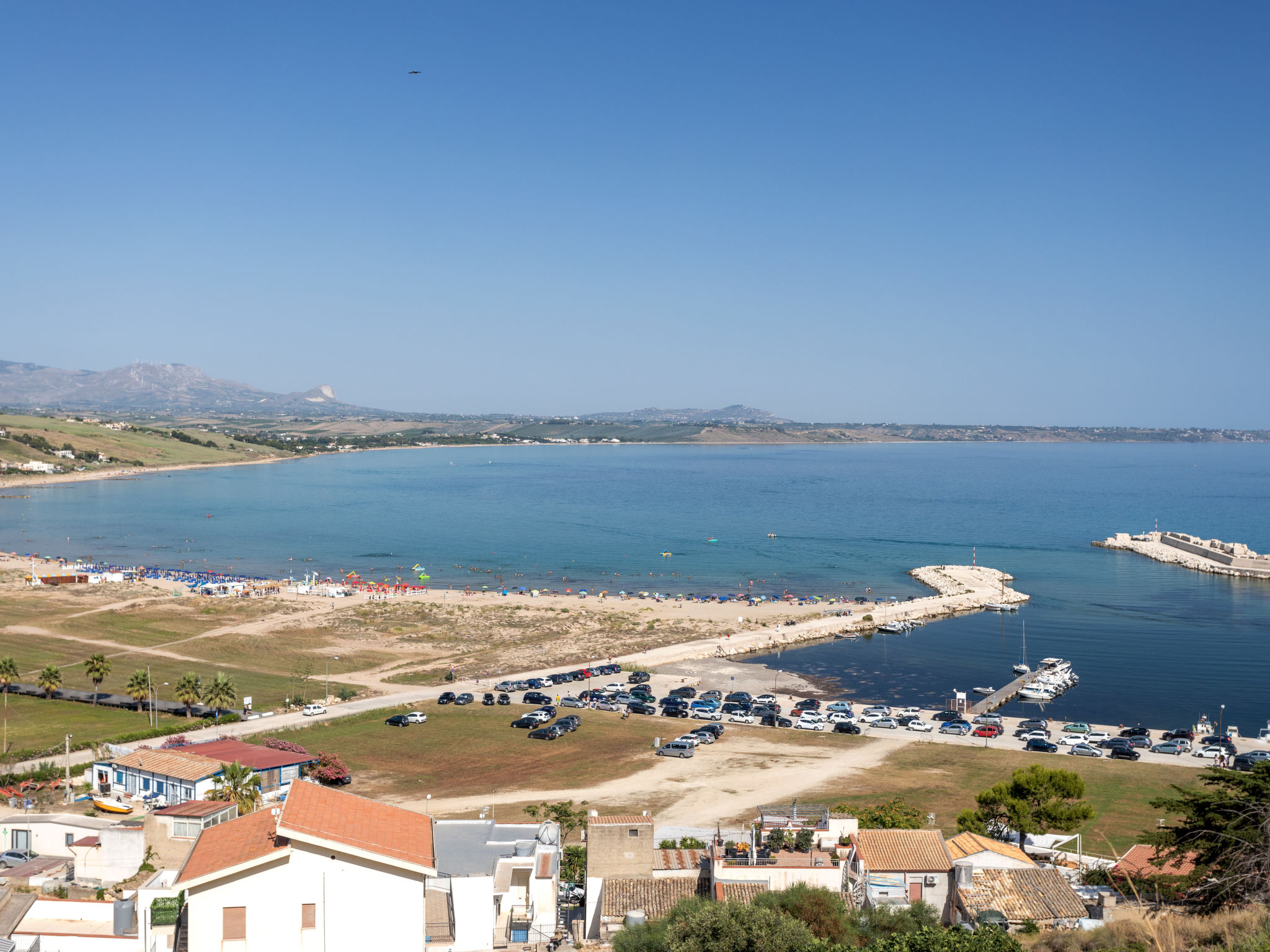 Für 2 Personen  + 2 Kinder ca. 70 m&sup2; in Porto Palo, Sizilien (Provinz Agri - Umgebung