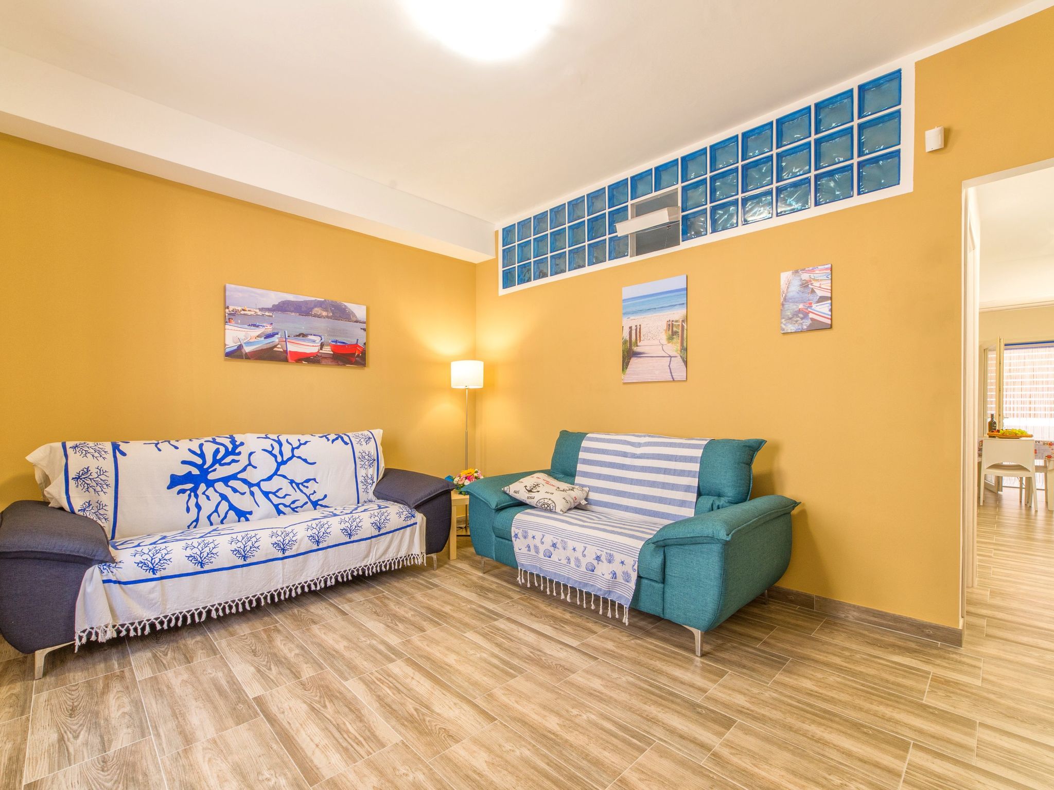 Für 2 Personen  + 2 Kinder ca. 70 m&sup2; in Porto Palo, Sizilien (Provinz Agri - Drinnen