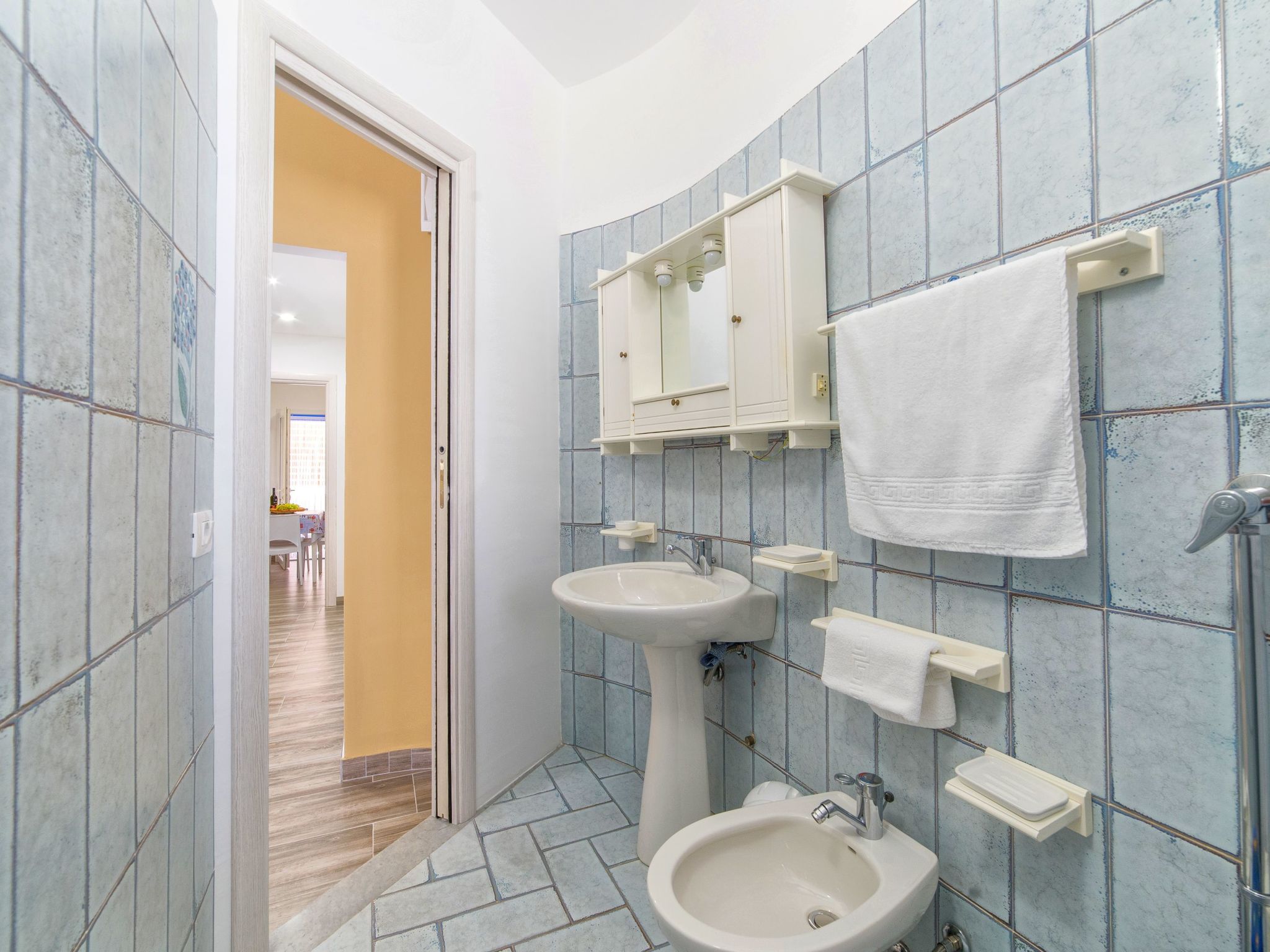 Für 2 Personen  + 2 Kinder ca. 70 m&sup2; in Porto Palo, Sizilien (Provinz Agri - Drinnen