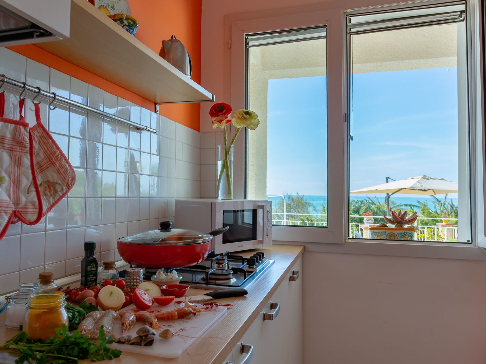 Appartement in Sciacca mit Terrasse und Grill und Meerblick-Inside
