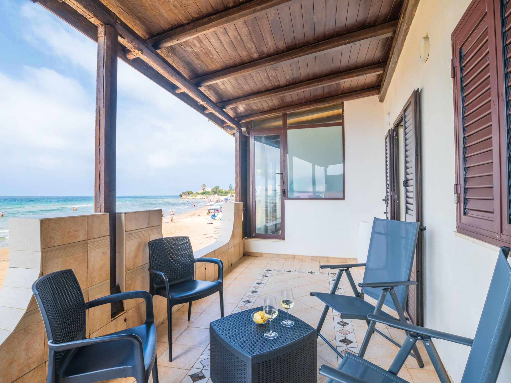 Numa, Wohnung am Strand - Punta Secca-Inside