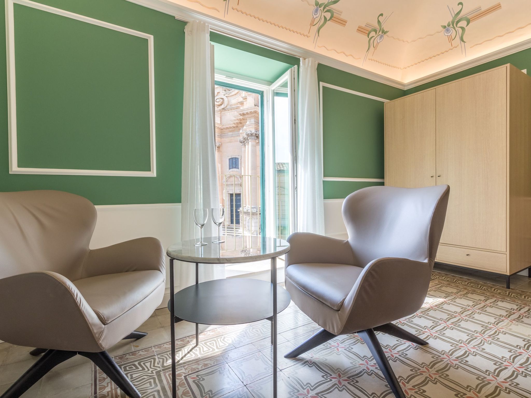 Ettore, Wohnung mit Blick auf die Kathedrale von Ibla