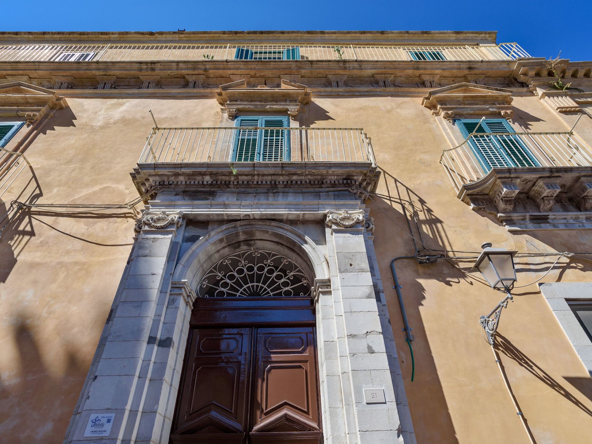 Ettore, Wohnung mit Blick auf die Kathedrale von Ibla-Binnen