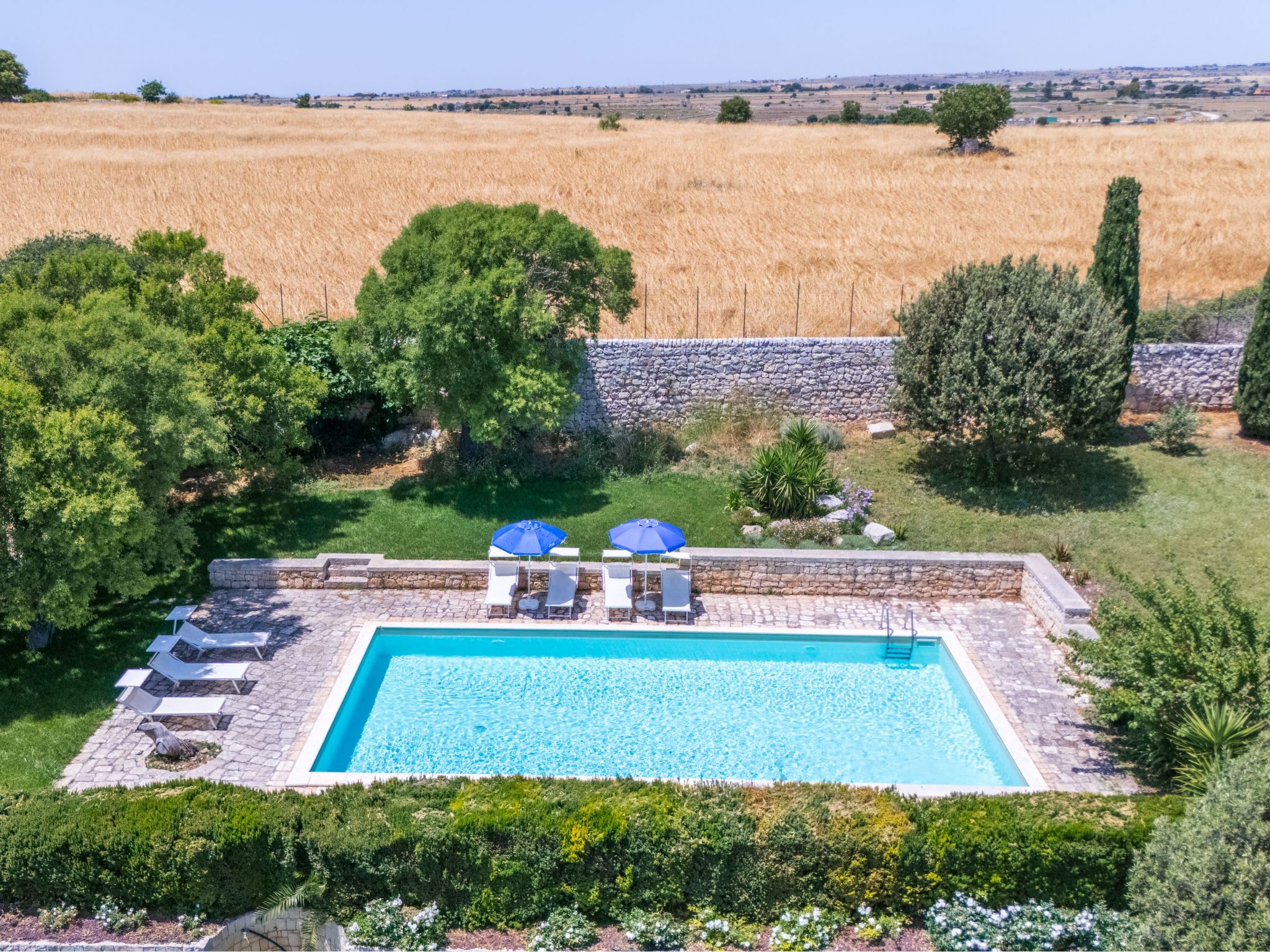 Scifazzo, typisch sizilianische Villa mit Swimmingpool-Binnen