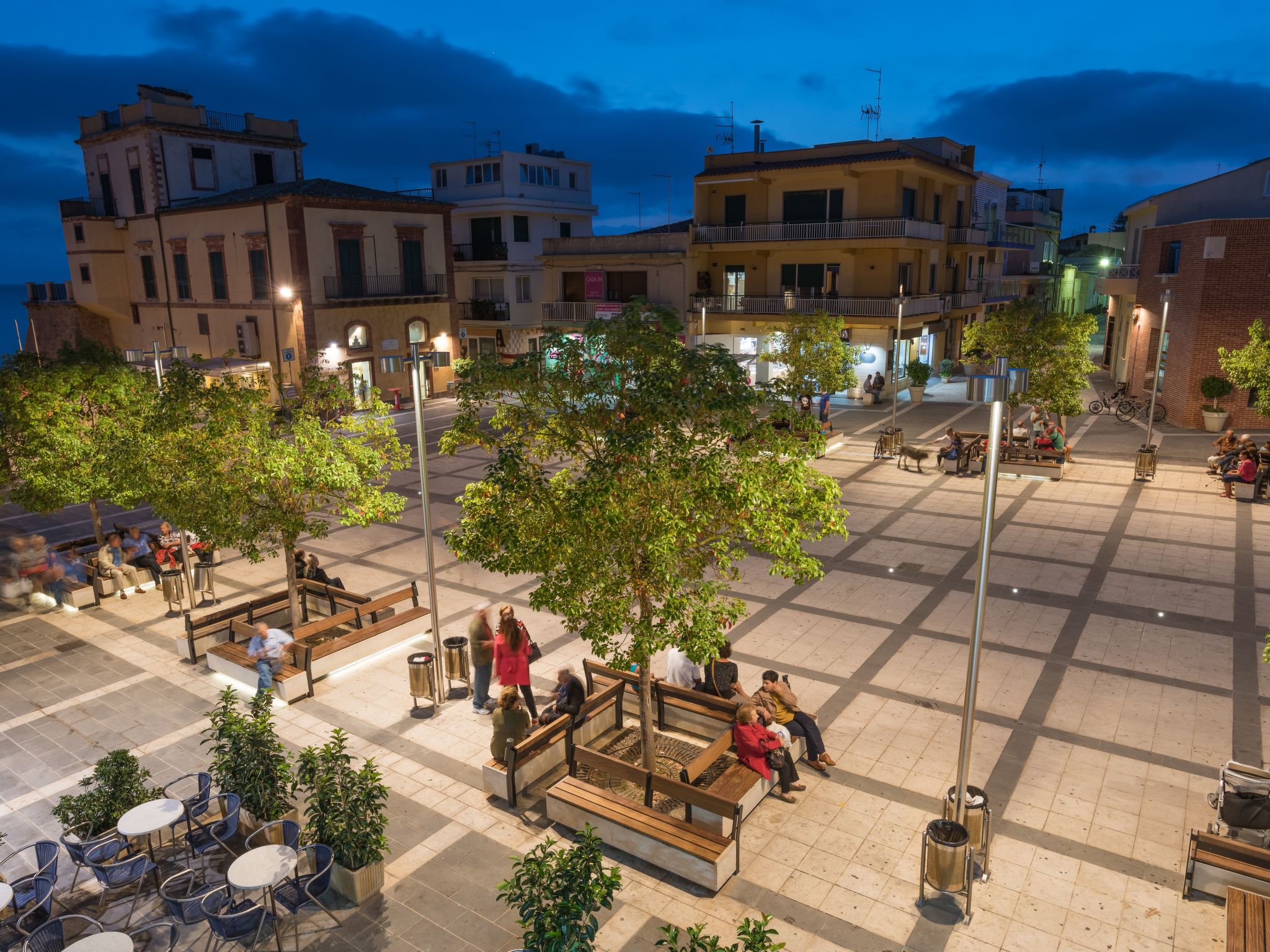 Talete, im Zentrum 40 m vom Strand entfernt-Inside