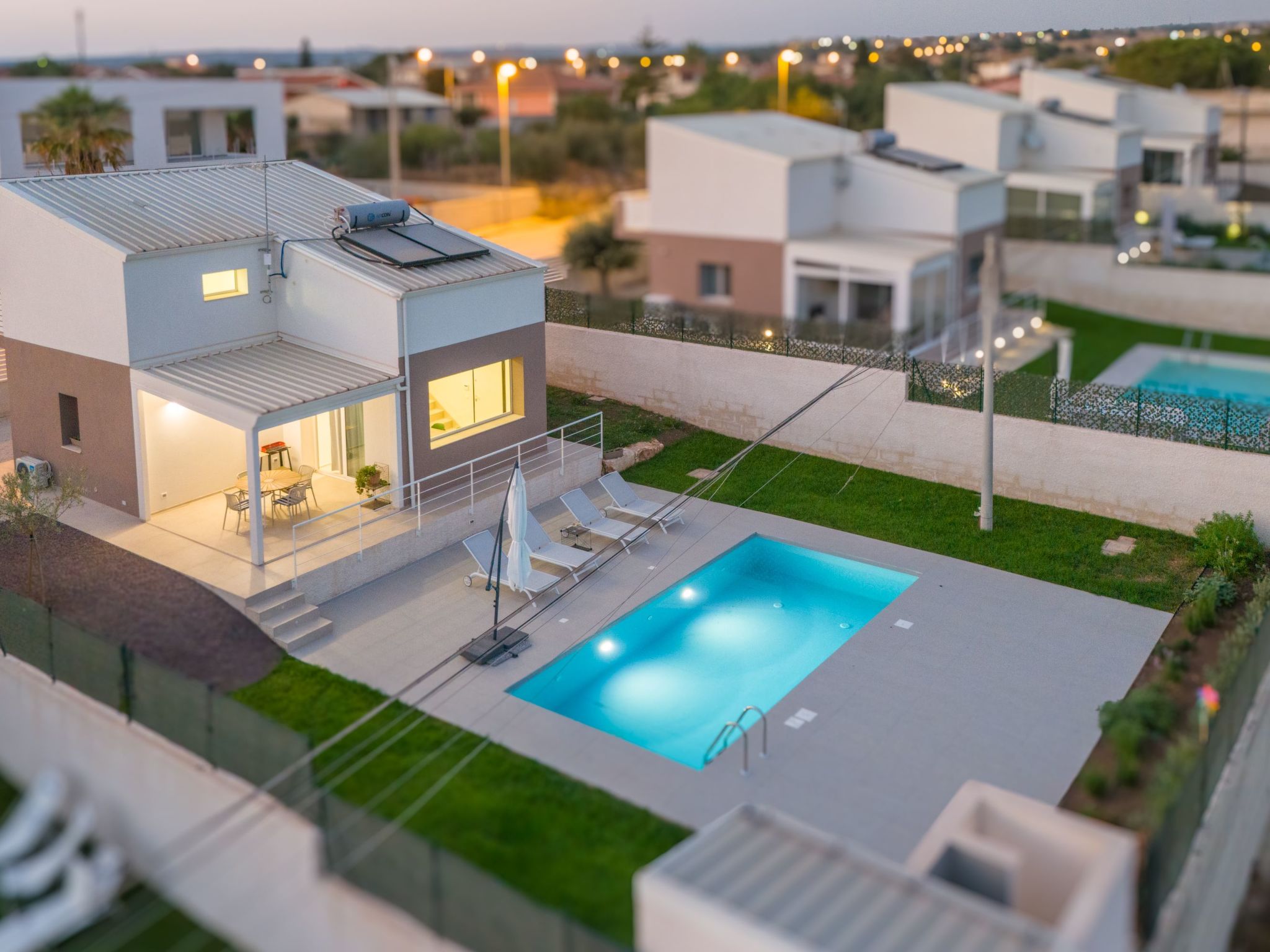 Aloe, Villa mit Pool in Marina di Ragusa-Binnen