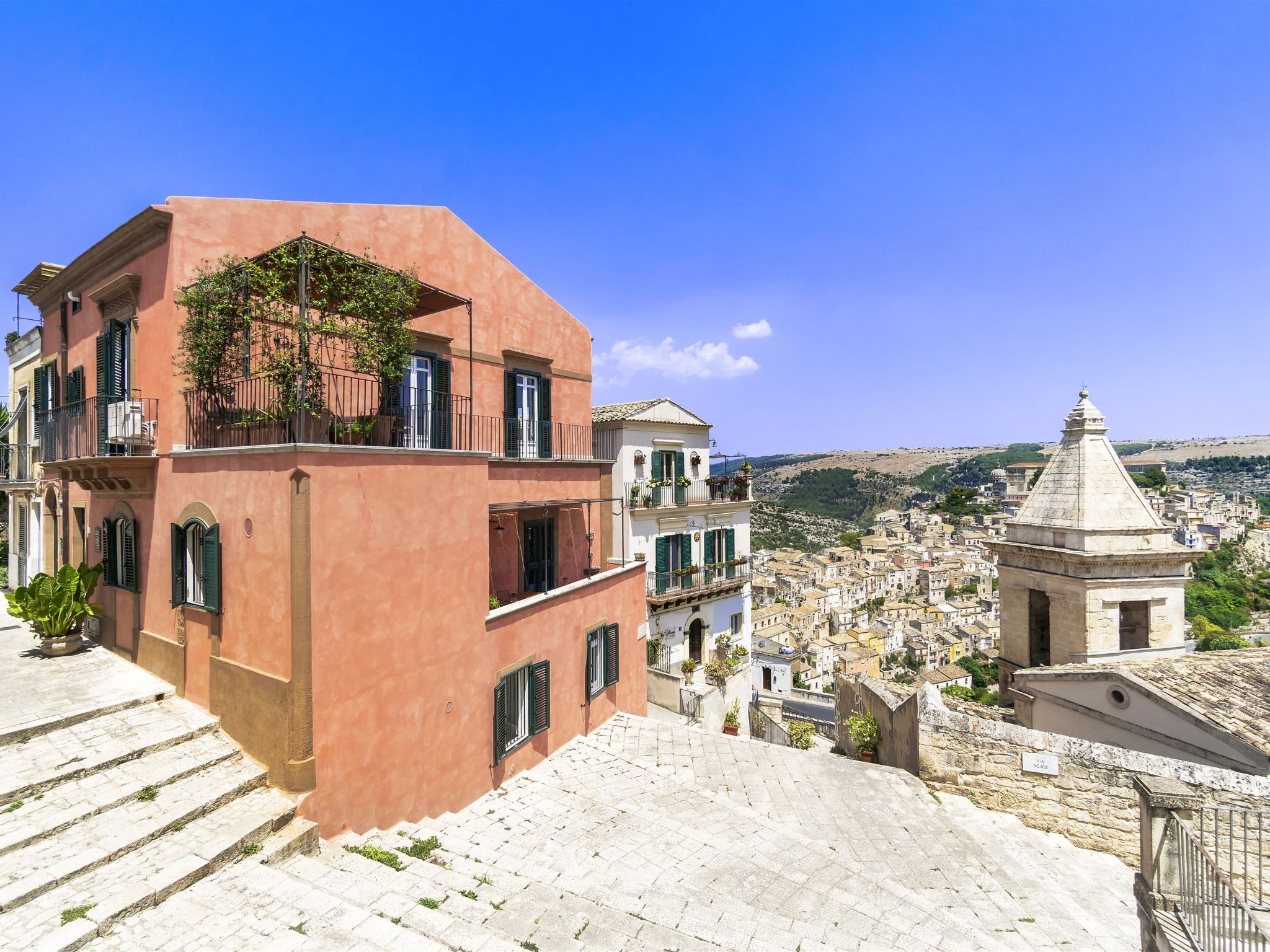 Raffo, Wohnung mit Aussicht in Ragusa Ibla-Image-tags.info