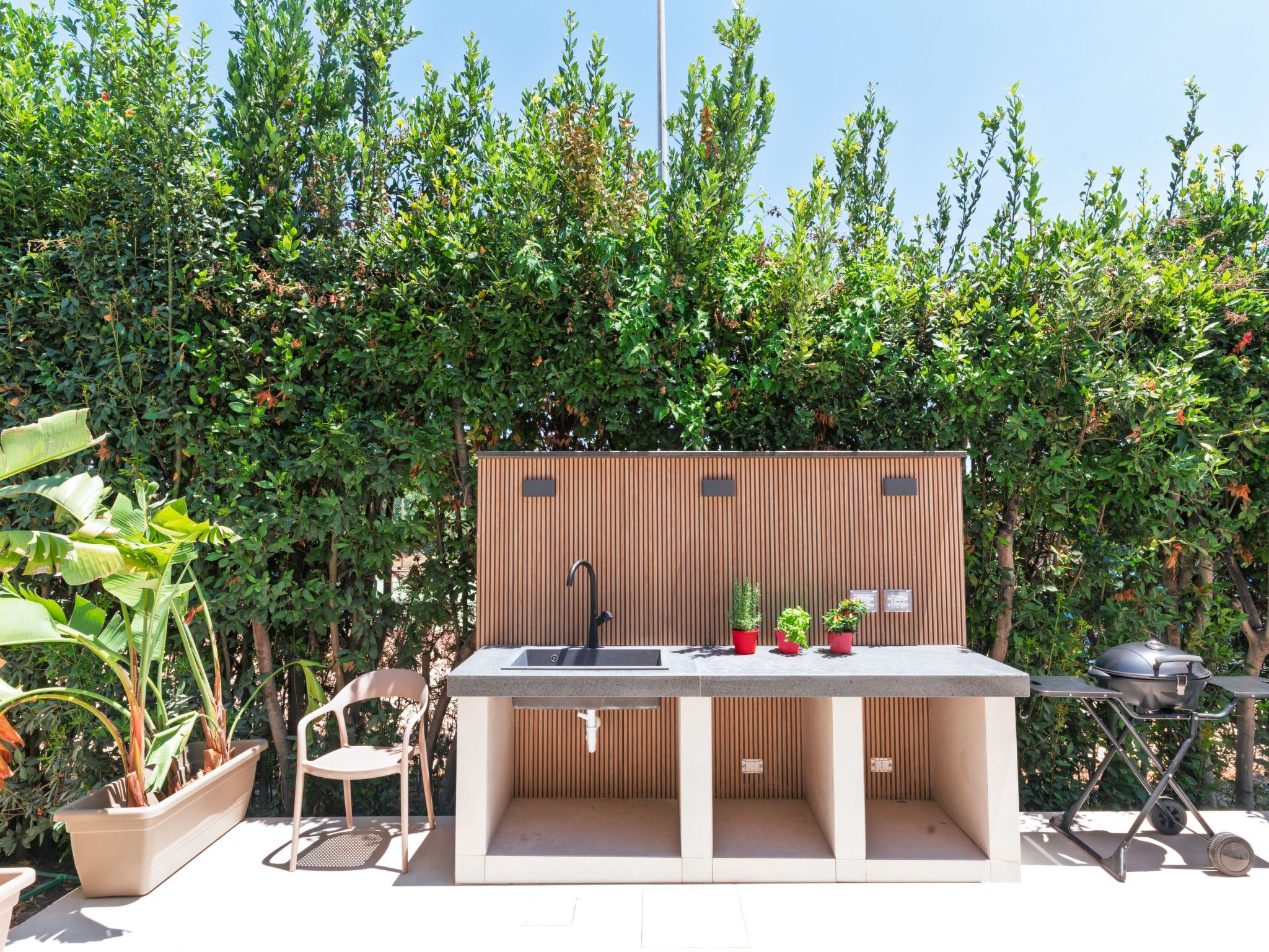 Nereide, Luxusvilla mit Pool am Meer-Drinnen