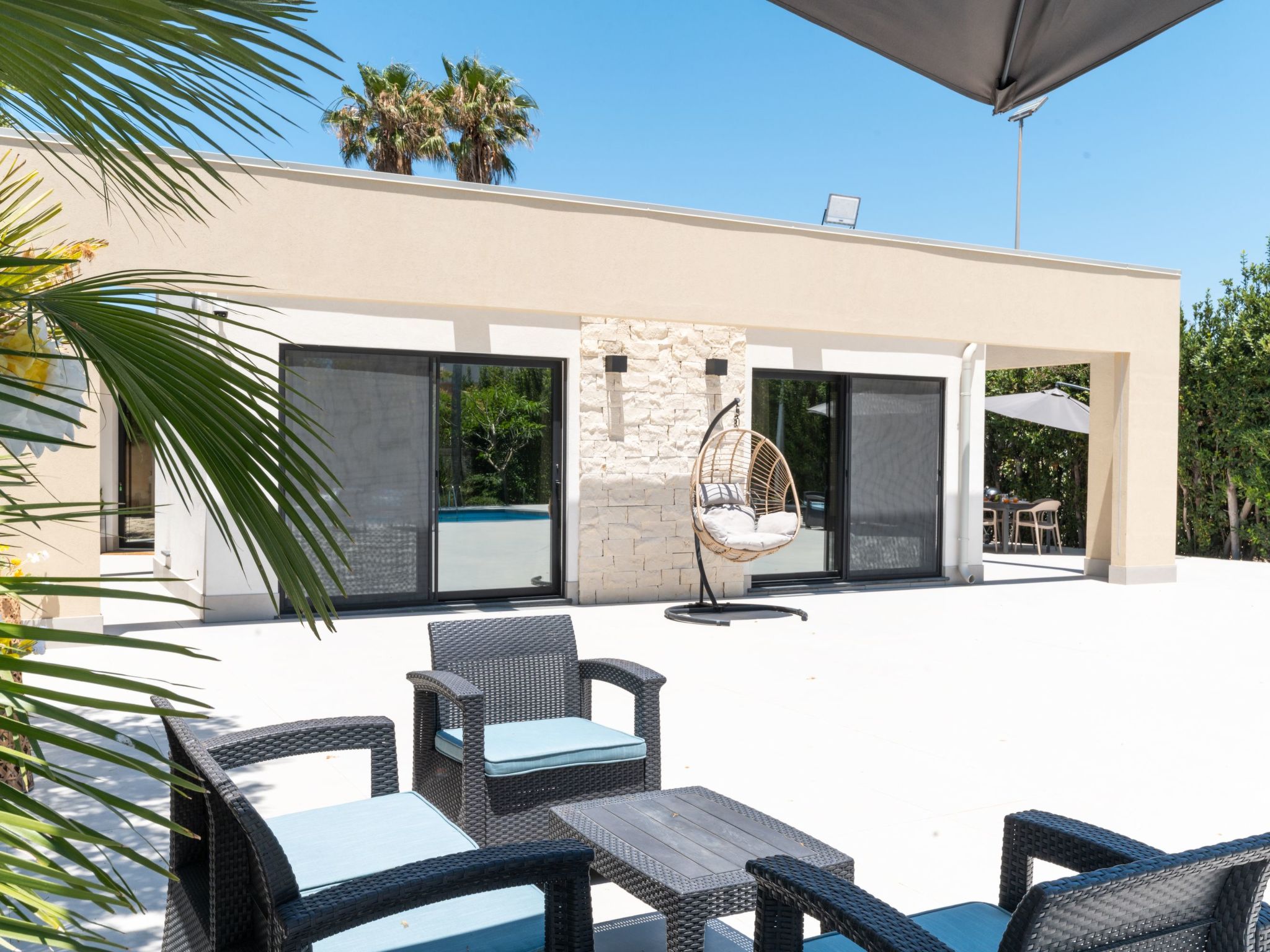 Nereide, Luxusvilla mit Pool am Meer-Drinnen