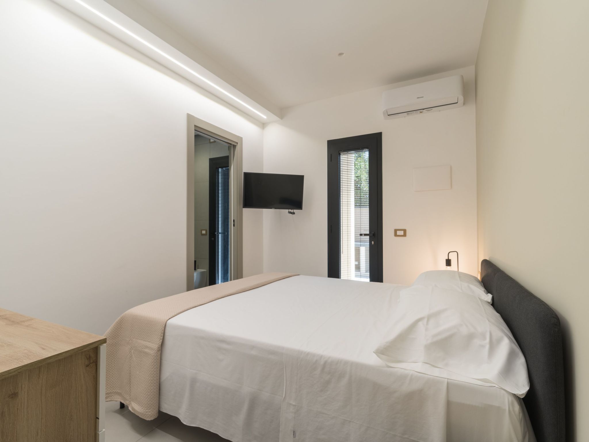 Nereide, Luxusvilla mit Pool am Meer-Drinnen