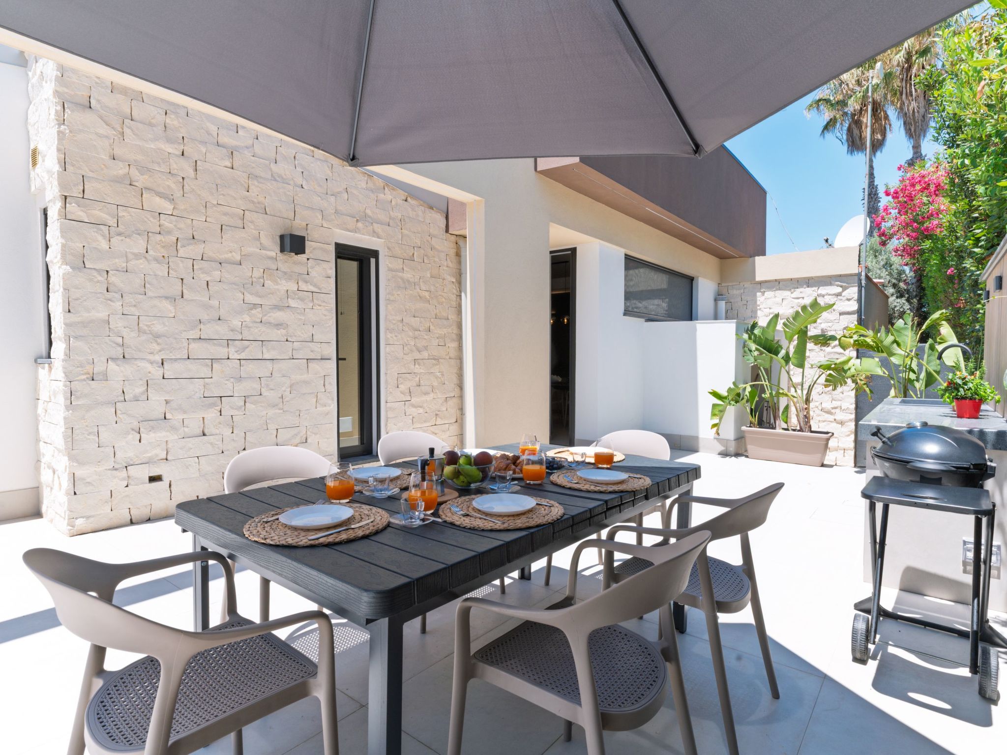 Nereide, Luxusvilla mit Pool am Meer-Drinnen