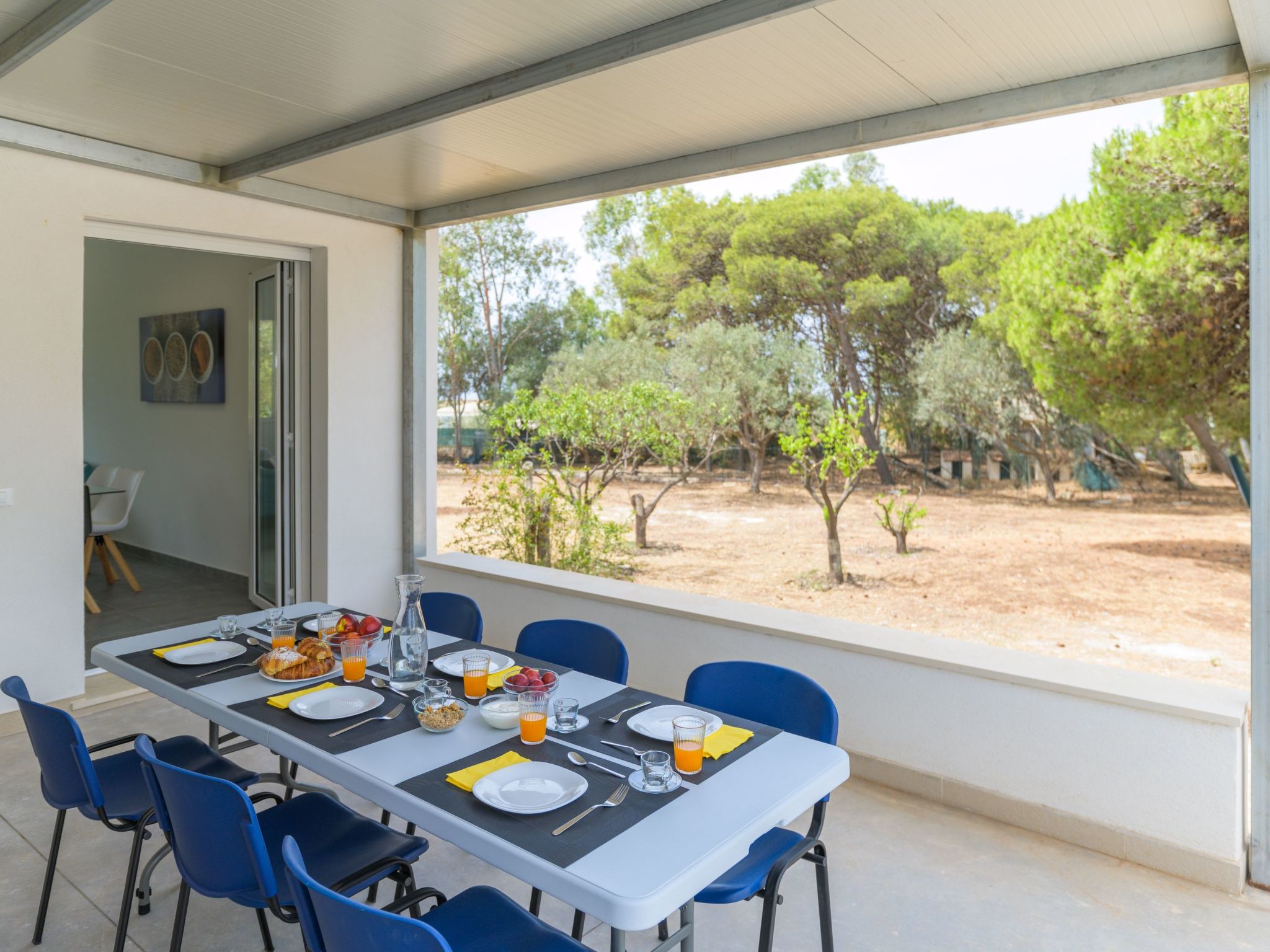 Thalìa, Villa mit Pool in Meeresnähe-Binnen