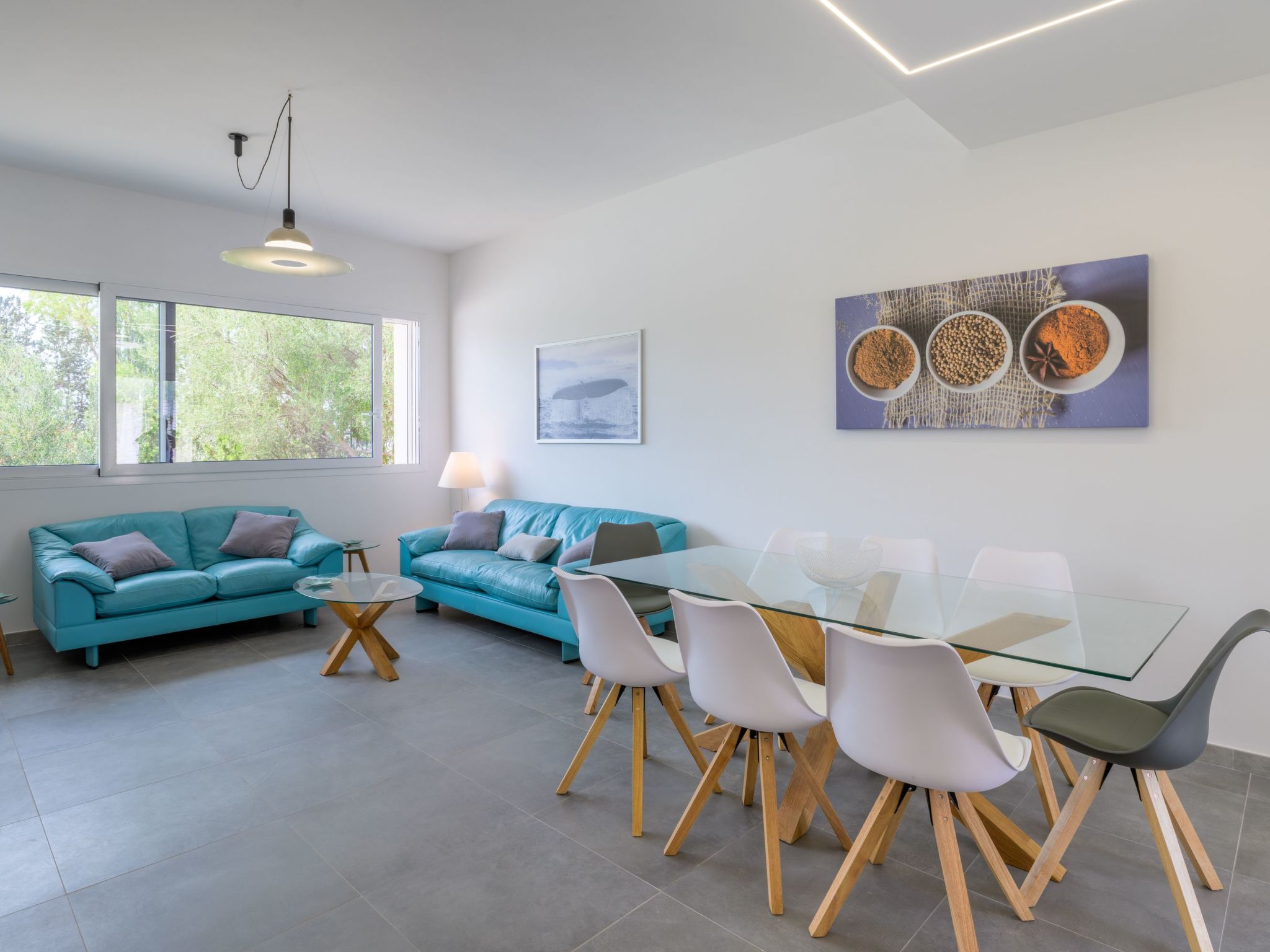 Thalìa, Villa mit Pool in Meeresnähe-Binnen