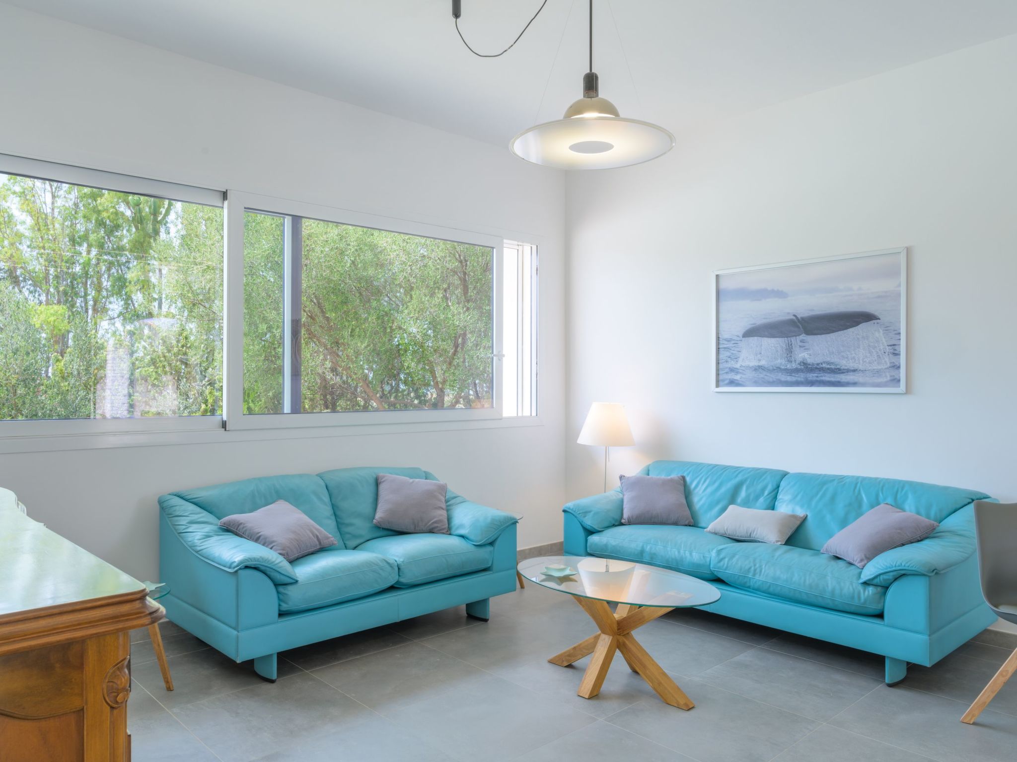 Thalìa, Villa mit Pool in Meeresnähe-Binnen