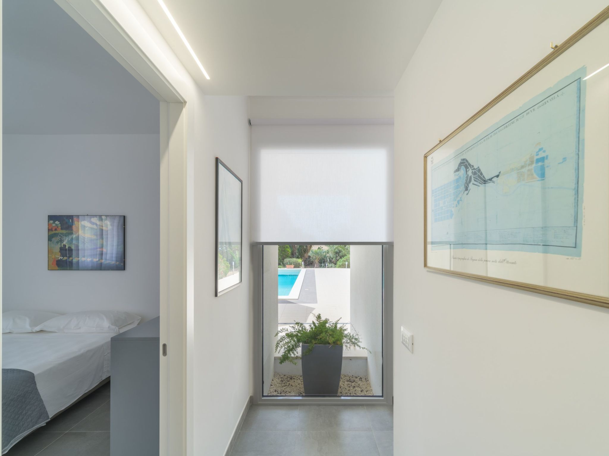 Thalìa, Villa mit Pool in Meeresnähe-Binnen