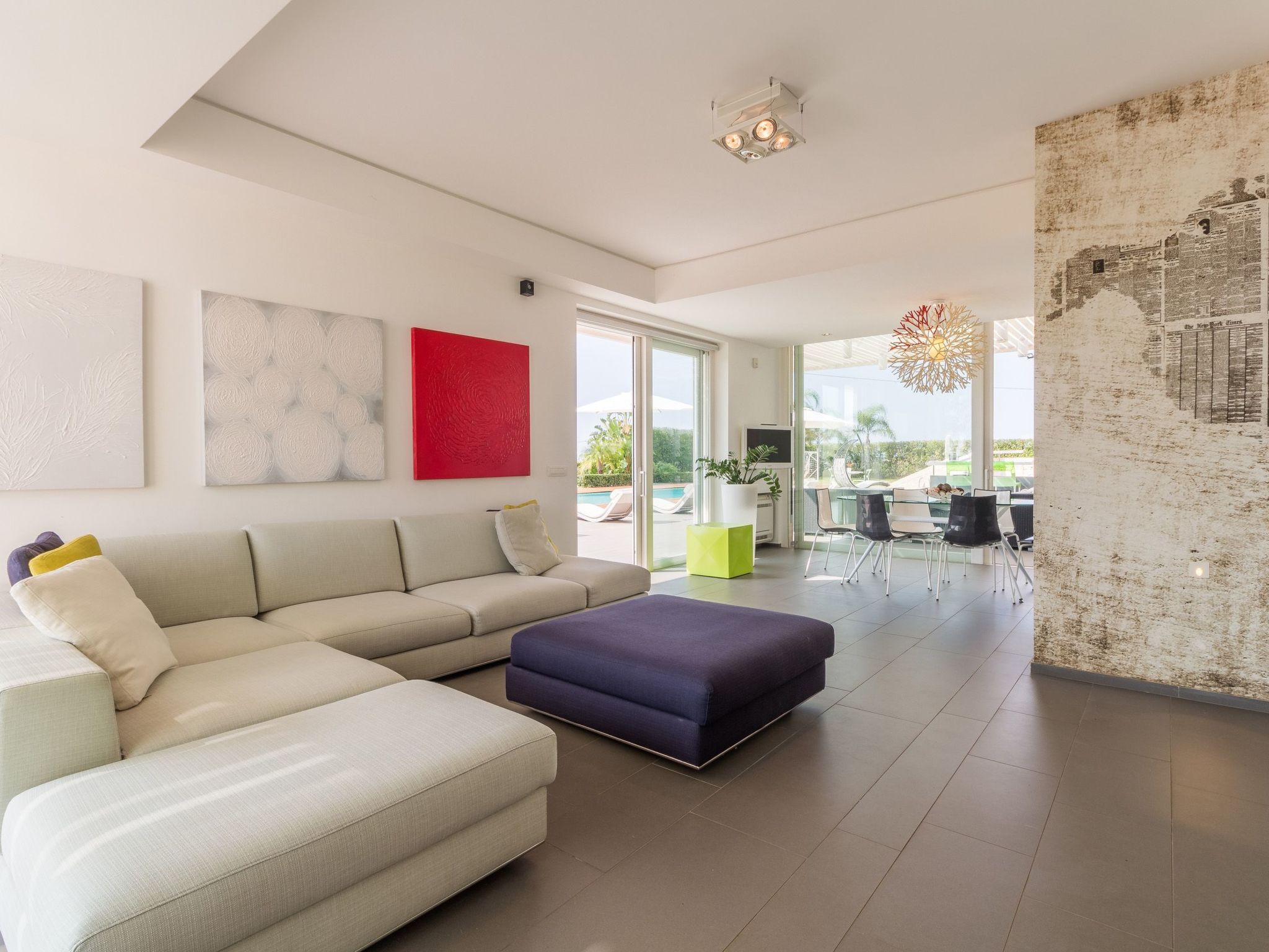 Anthea, Villa mit Pool und Fußball-Tennisplatz nur wenige Kilometer vom Strand-Binnen