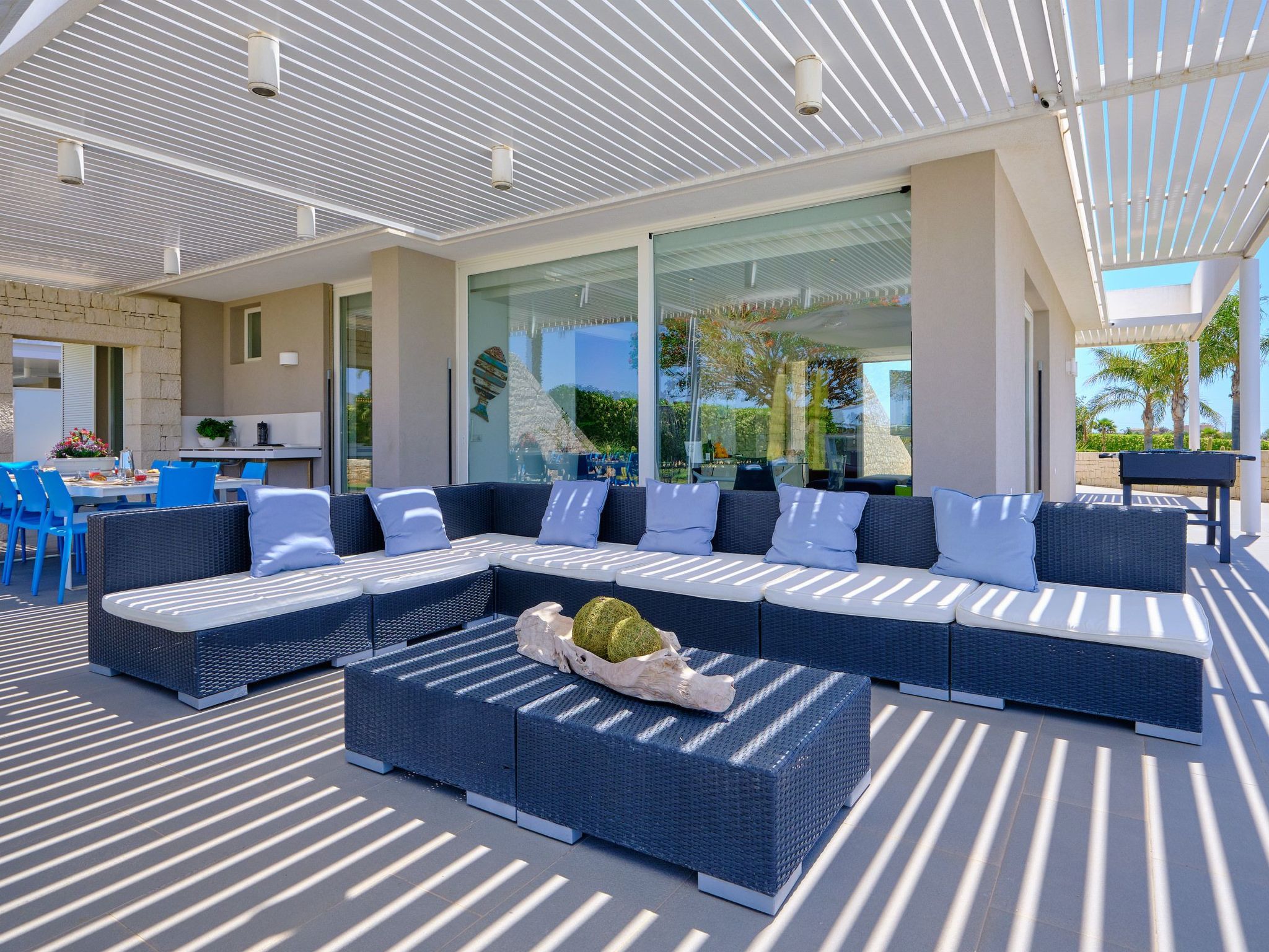 Anthea, Villa mit Pool und Fußball-Tennisplatz nur wenige Kilometer vom Strand-Binnen