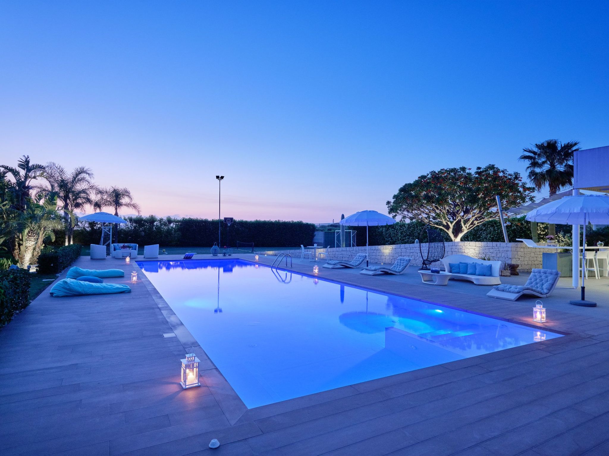 Anthea, Villa mit Pool und Fußball-Tennisplatz nur wenige Kilometer vom Strand-Binnen