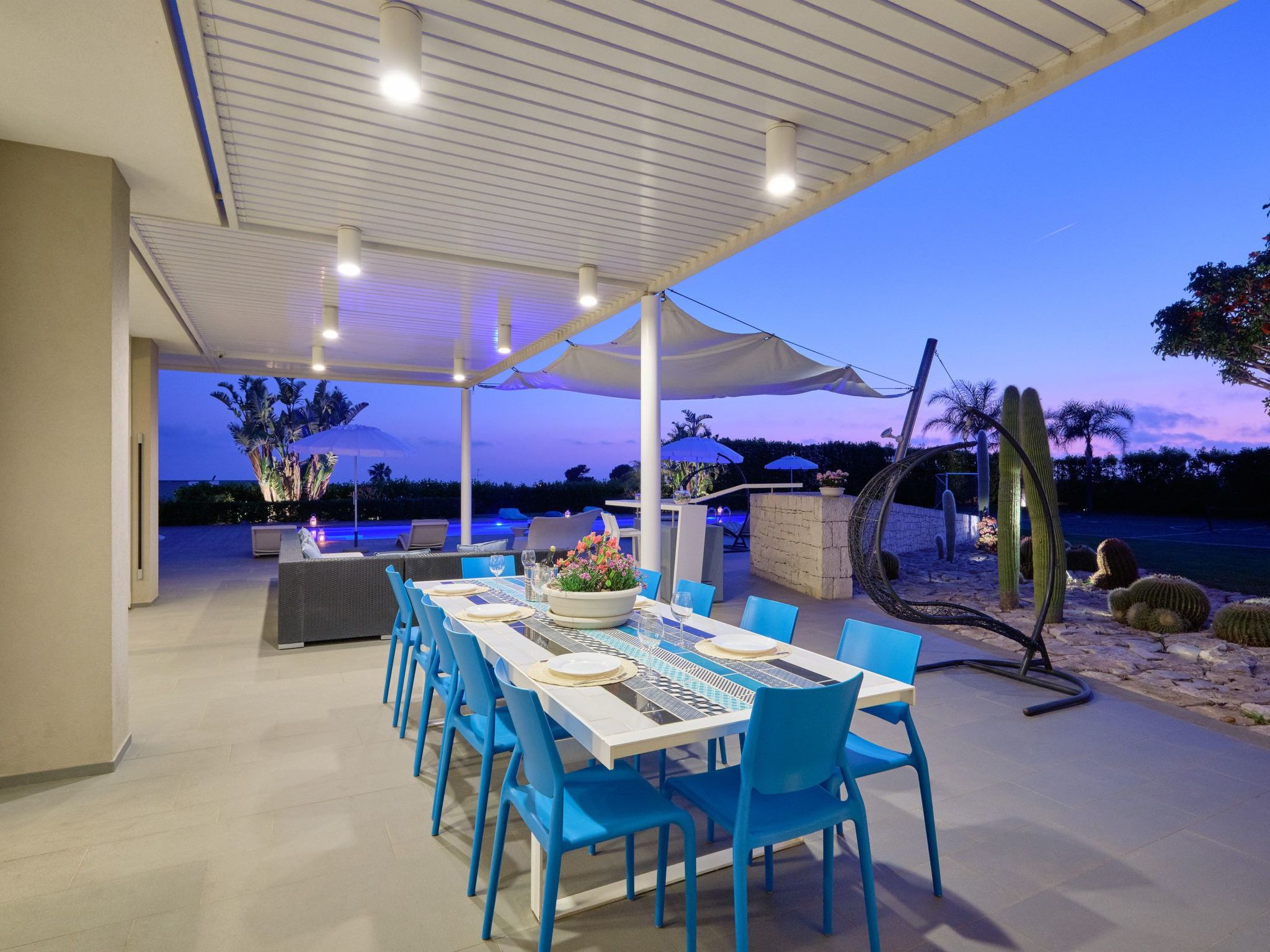 Anthea, Villa mit Pool und Fußball-Tennisplatz nur wenige Kilometer vom Strand-Binnen