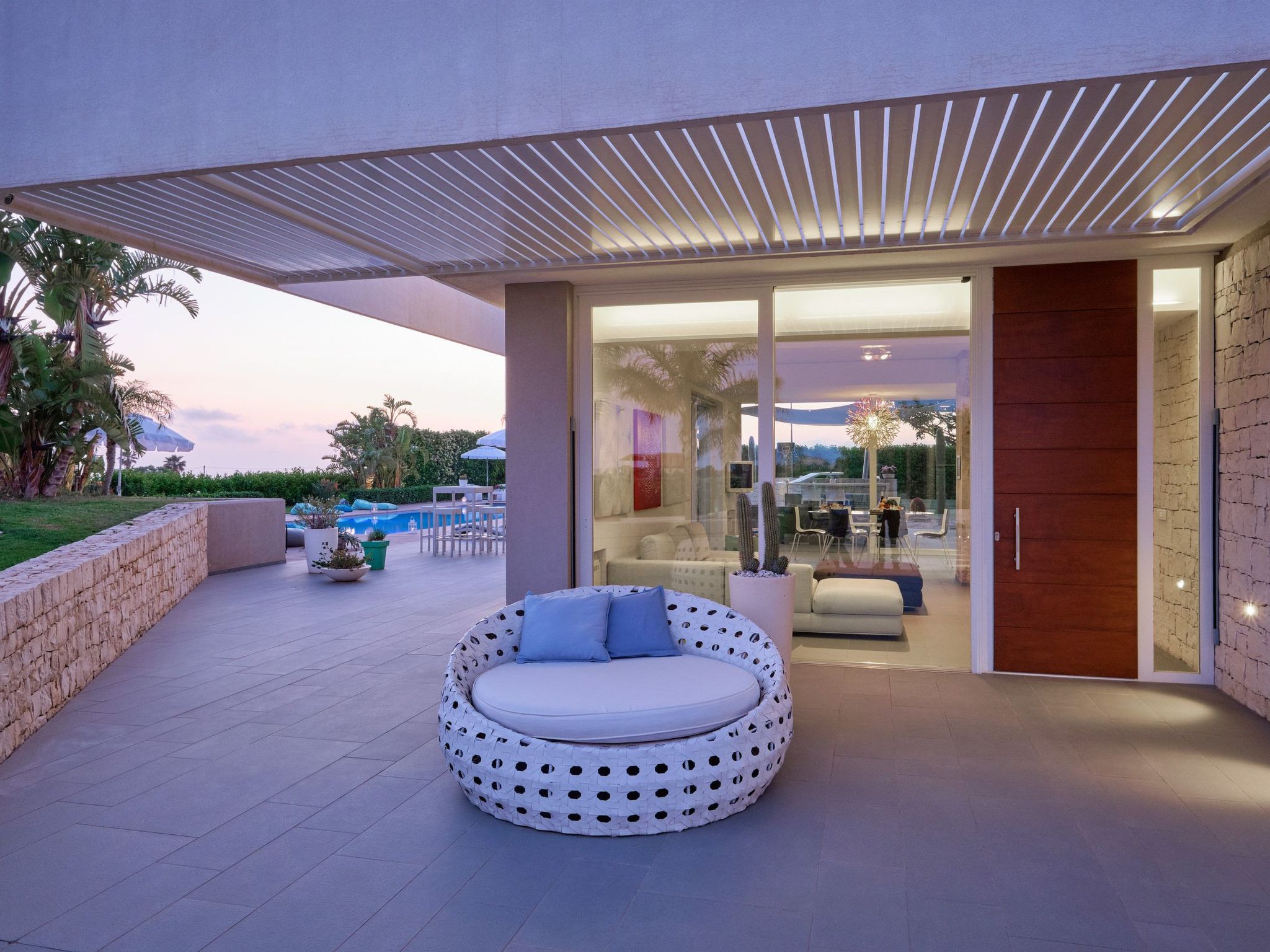 Anthea, Villa mit Pool und Fußball-Tennisplatz nur wenige Kilometer vom Strand-Binnen