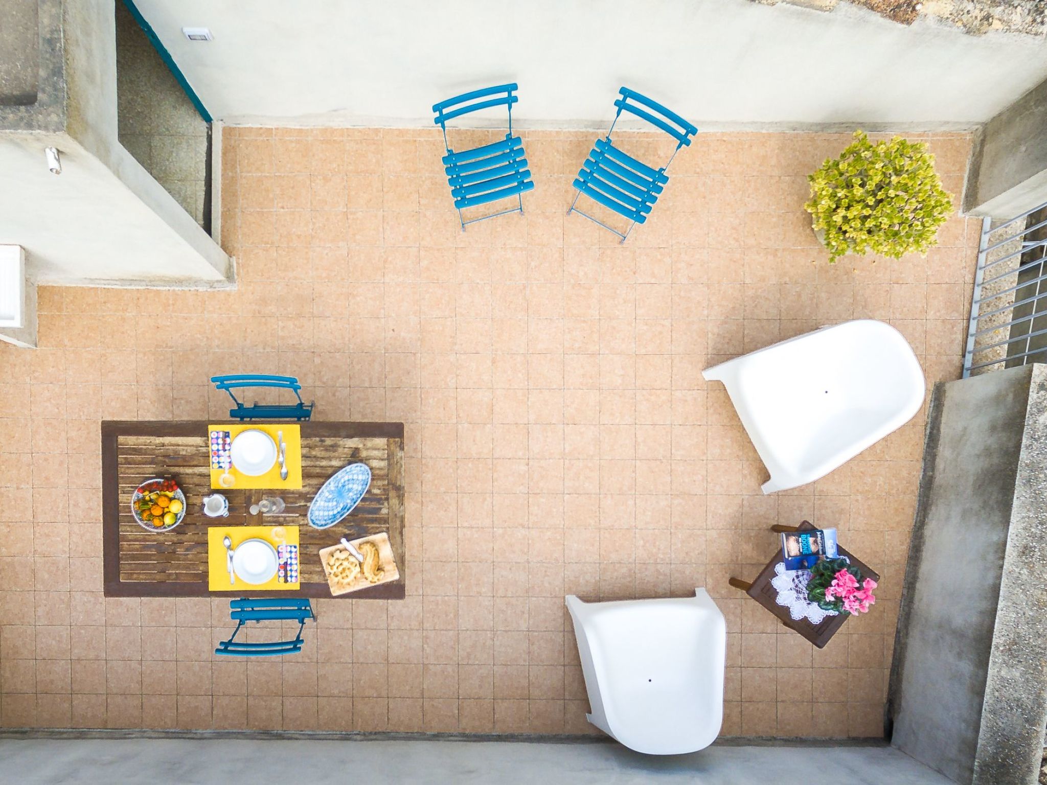 Steinhaus mit Panoramadachterrasse-Binnen