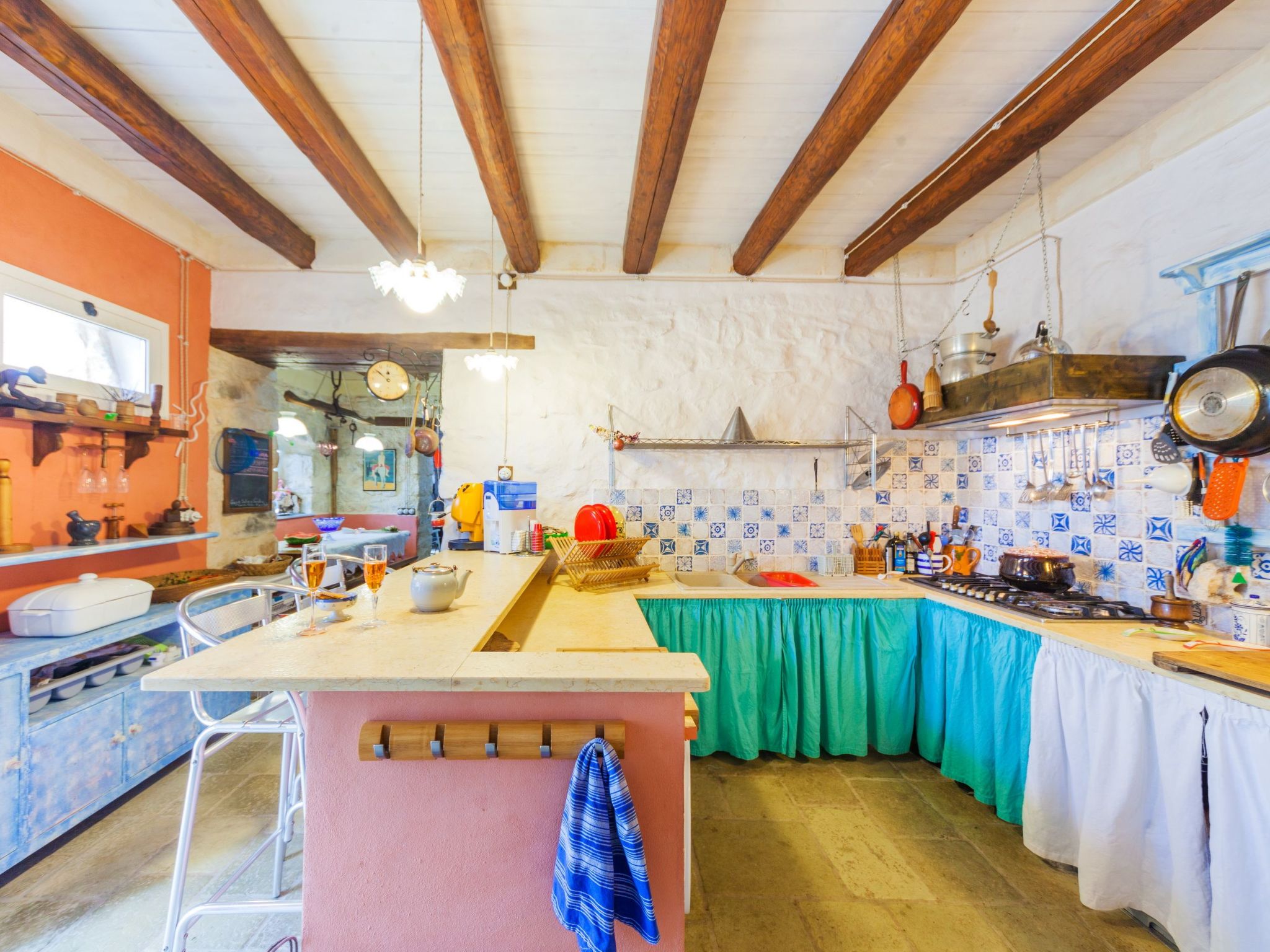 Villa 'Mamma Sandra' mit privatem Pool-Binnen