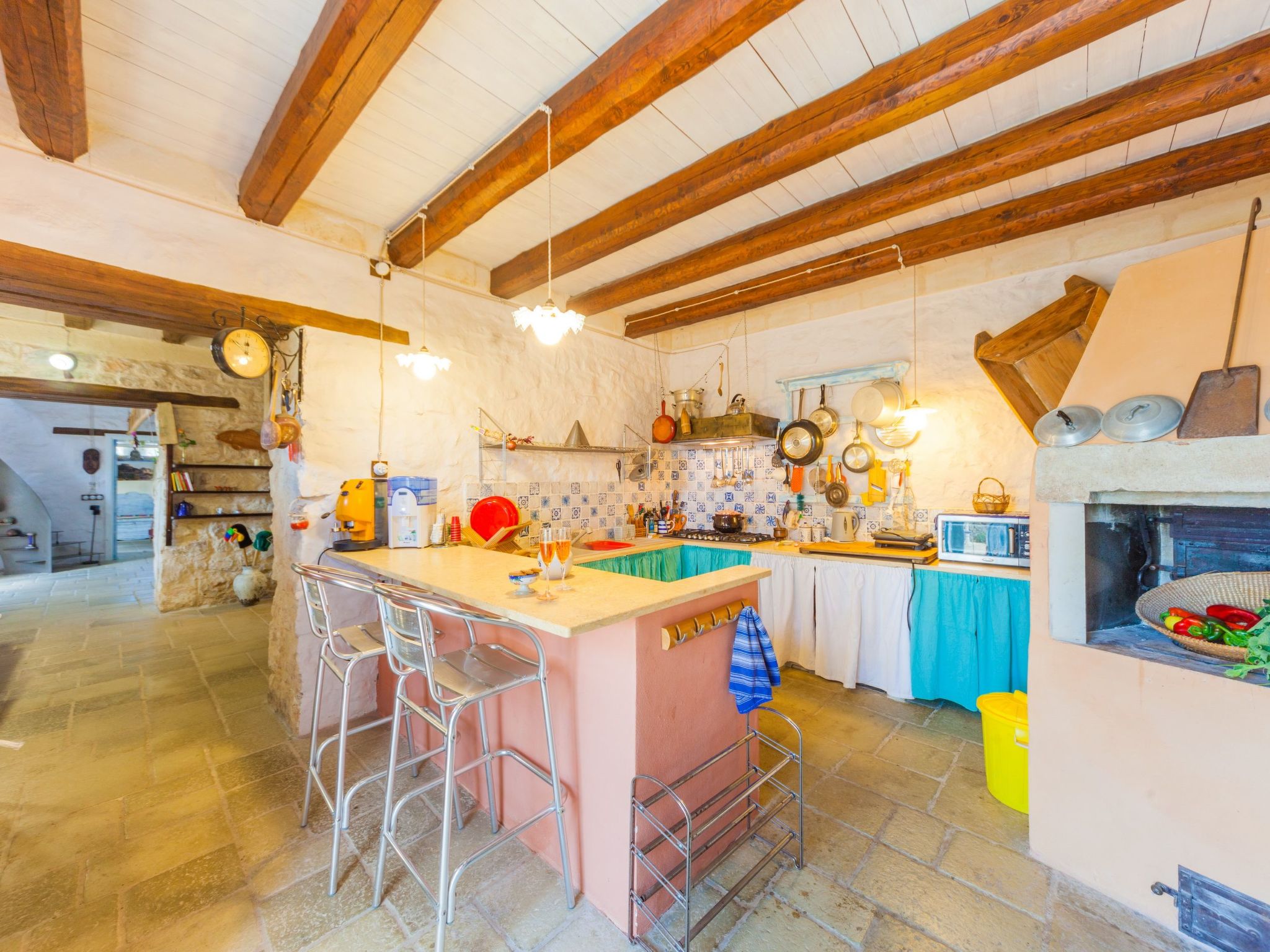 Villa 'Mamma Sandra' mit privatem Pool-Binnen