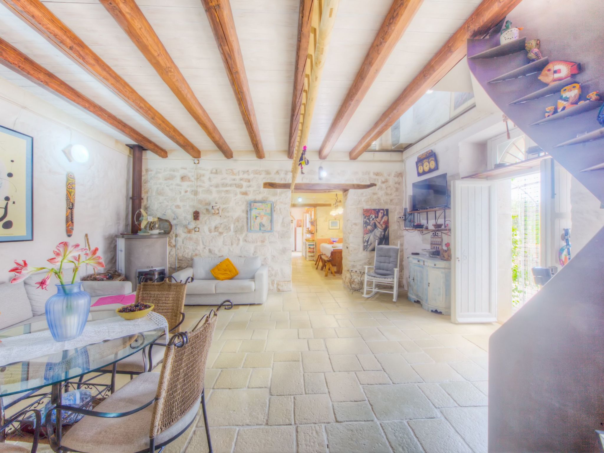 Villa 'Mamma Sandra' mit privatem Pool-Binnen