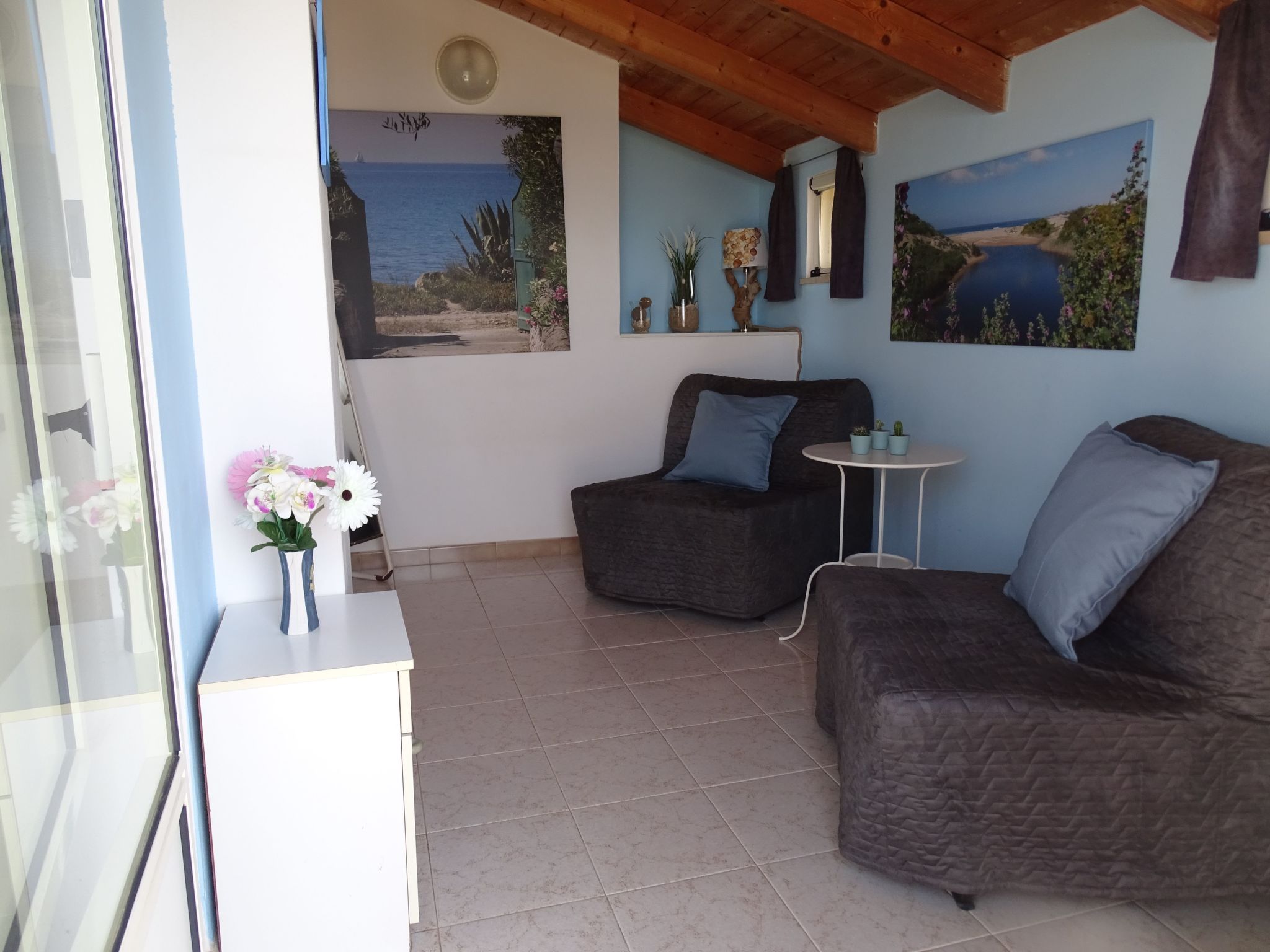 Villa Matilde: Kleine Ferienwohnung mit Meerblick-Binnen